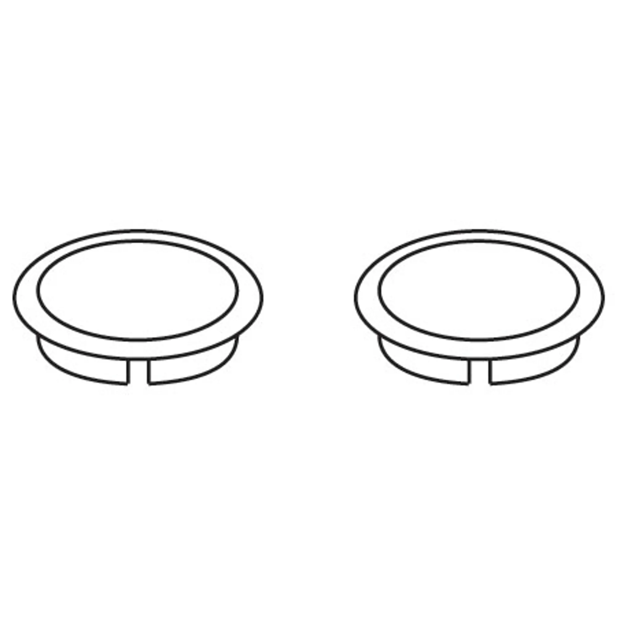 Moen Chateau Handle Caps For Two-handle Faucet