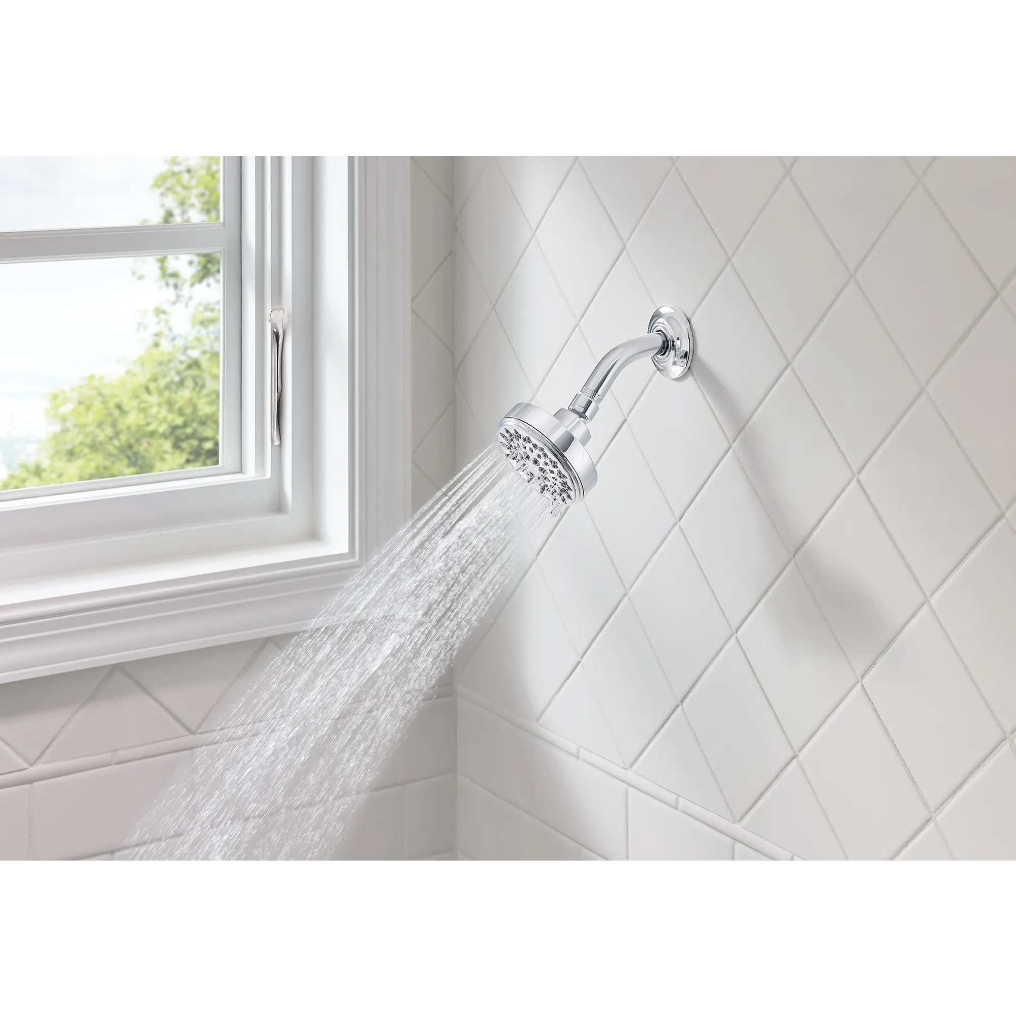 Ignite Five-Function 3 3/4" Diameter Spray Head Wallmount - Image 3