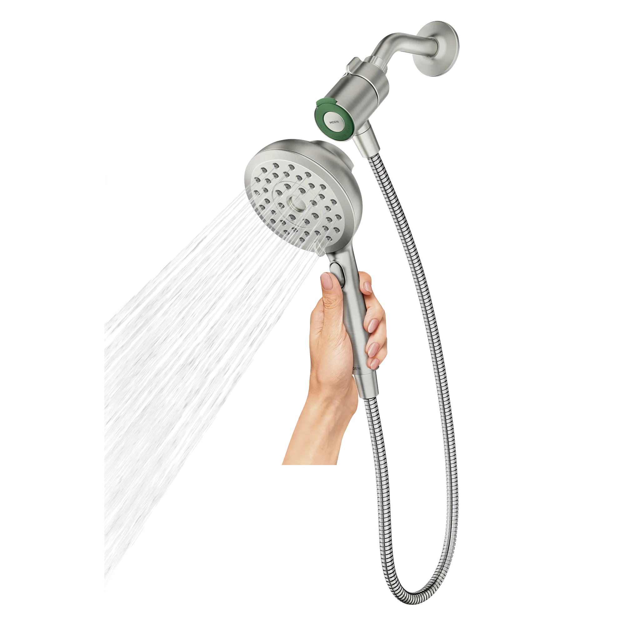 Verso 5" Eco-Performance Handheld Shower with Infiniti Dial - Image 5