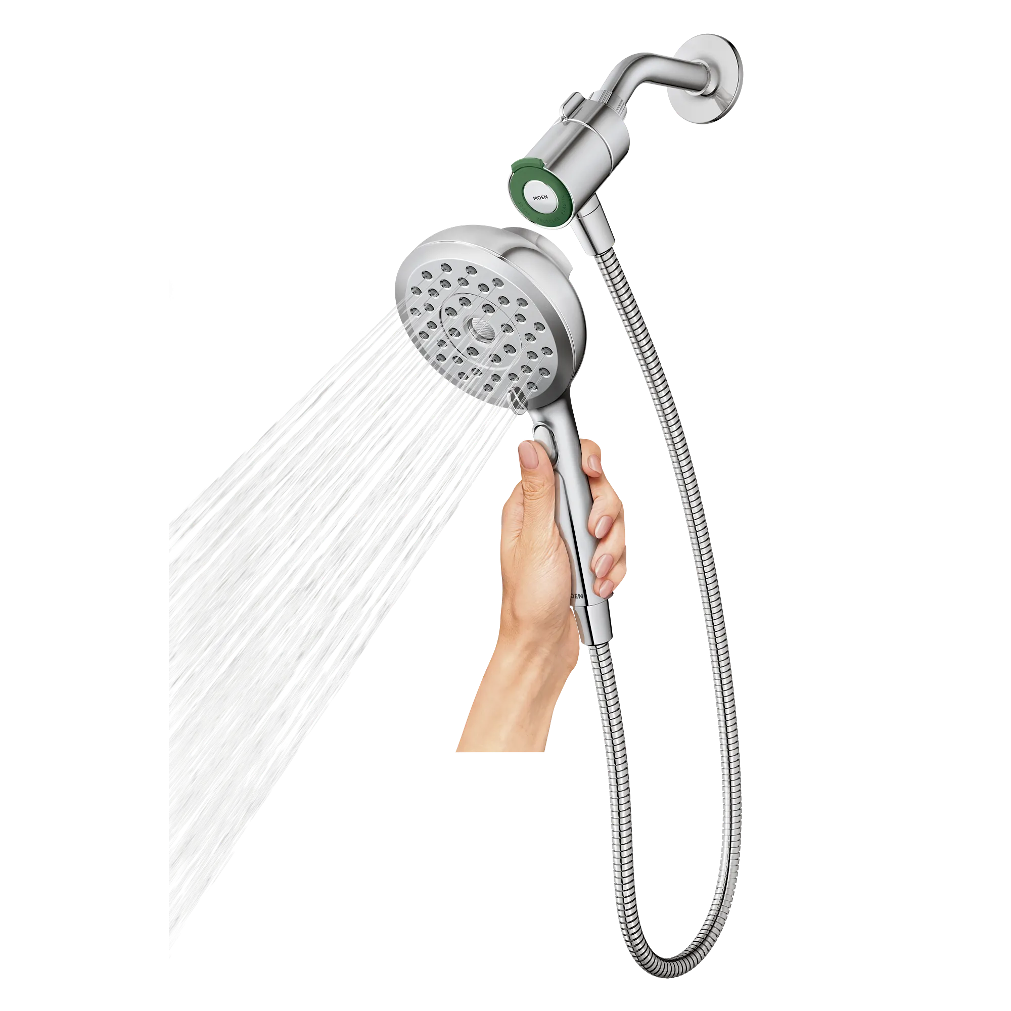 Verso 5" Eco-Performance Handheld Shower with Infiniti Dial - Image 9