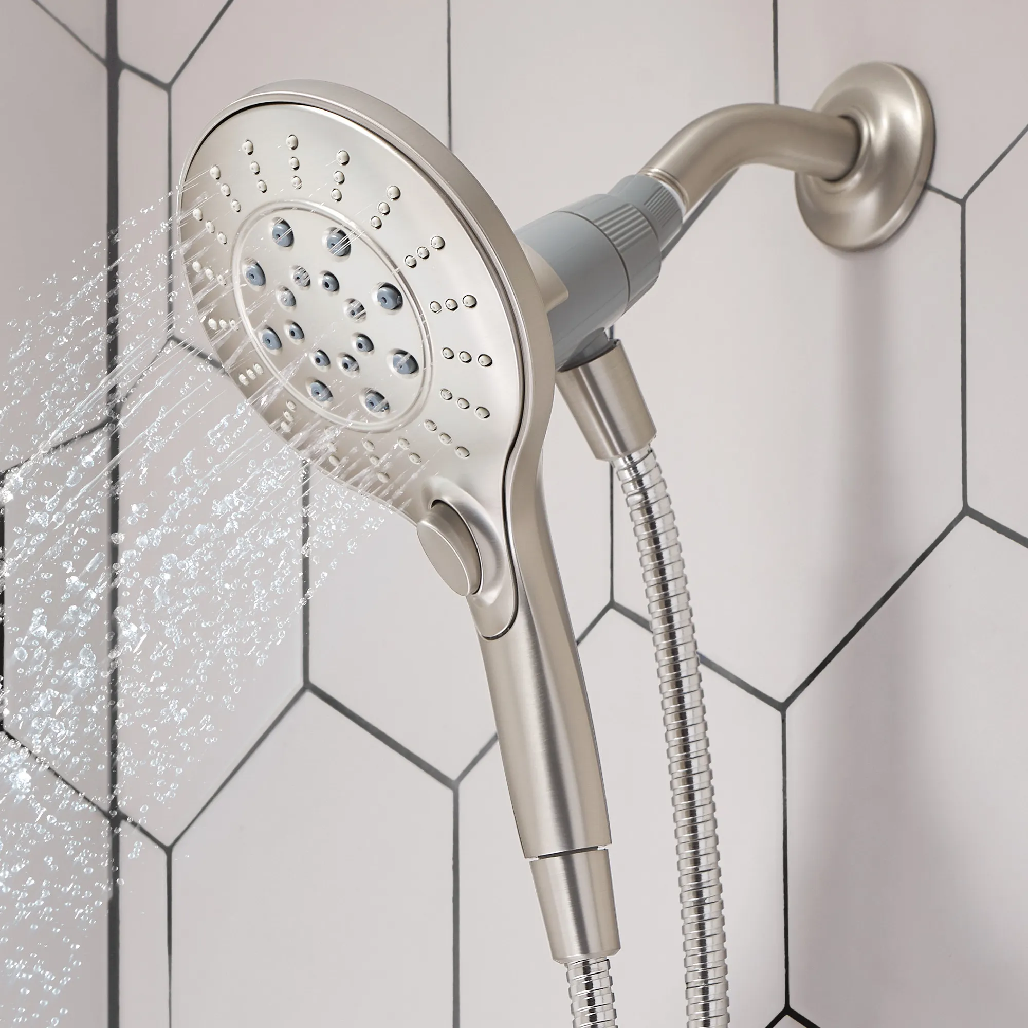Engage Six-Function 5 1/2" Diameter Spray Head Handheld Shower - Image 14