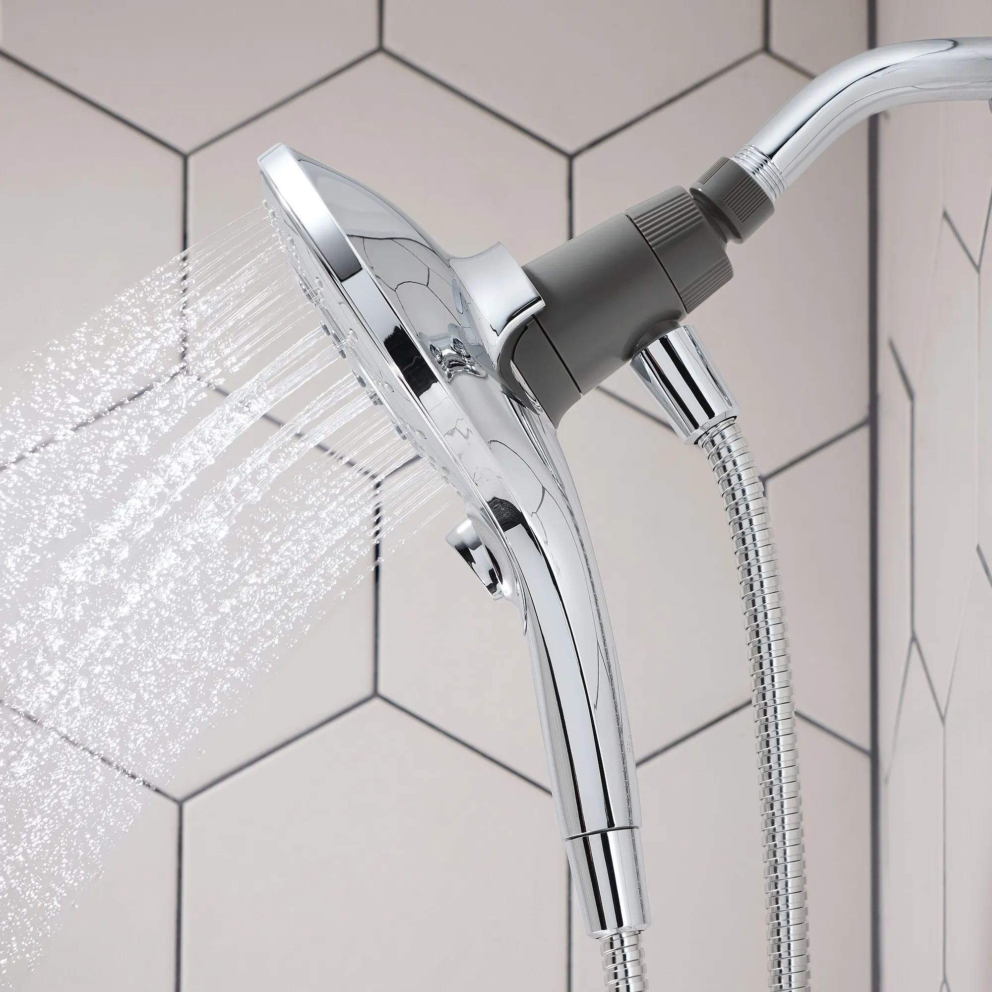 Engage Six-Function 5 1/2" Diameter Spray Head Handheld Shower - Image 3