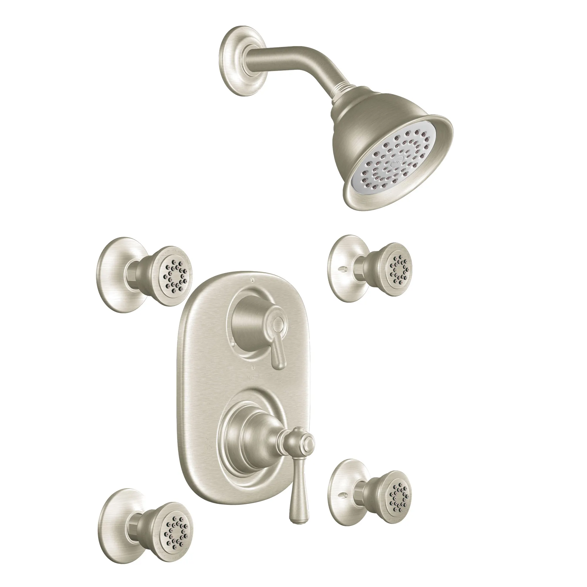 Kingsley Brushed nickel Moentrol(R) vertical spa - Image 2