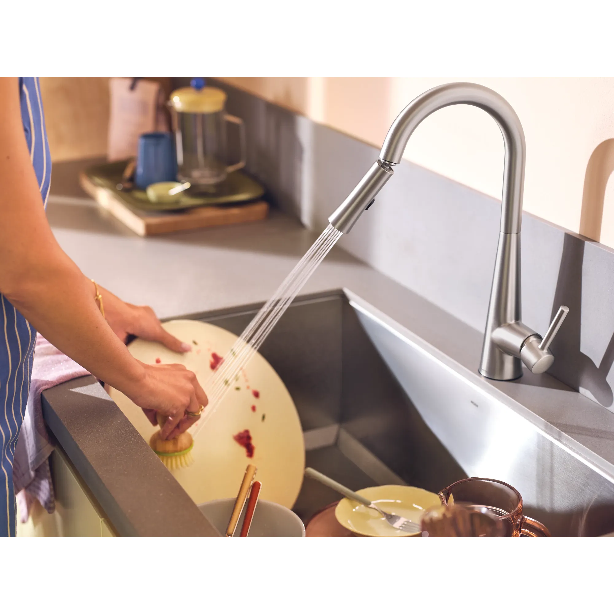 Swivel Control Pull Down Kitchen Faucet Wand Kit - Image 3