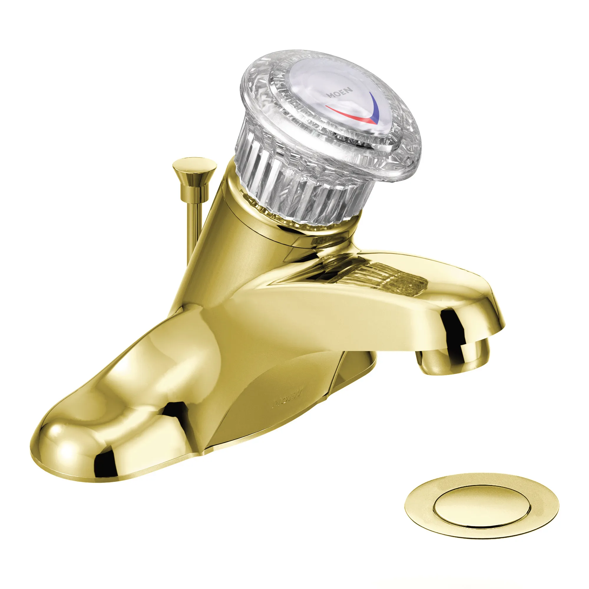 Chateau Chrome one-handle low arc bathroom faucet - Image 3