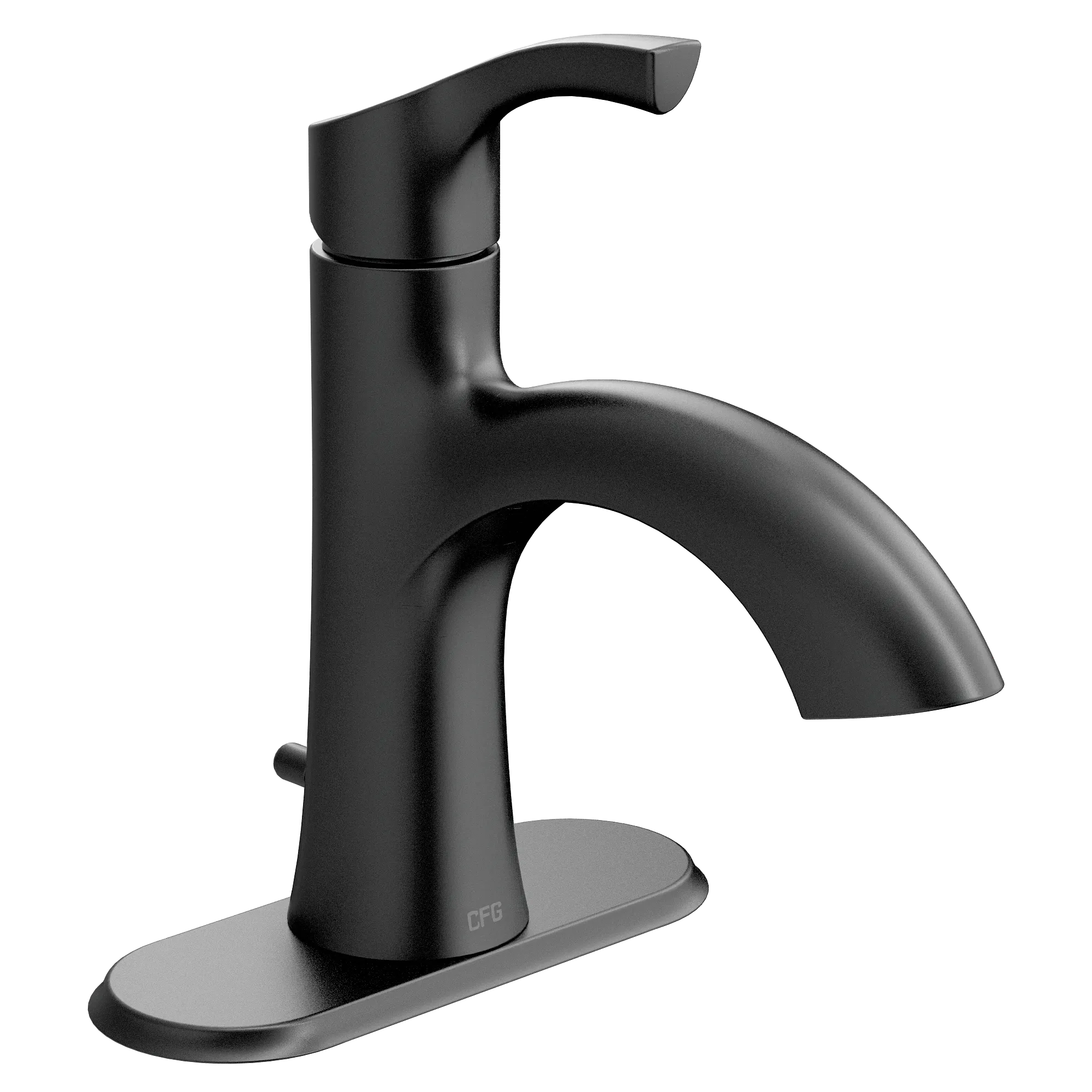 Ash Chrome one-handle low arc bathroom faucet - Image 6