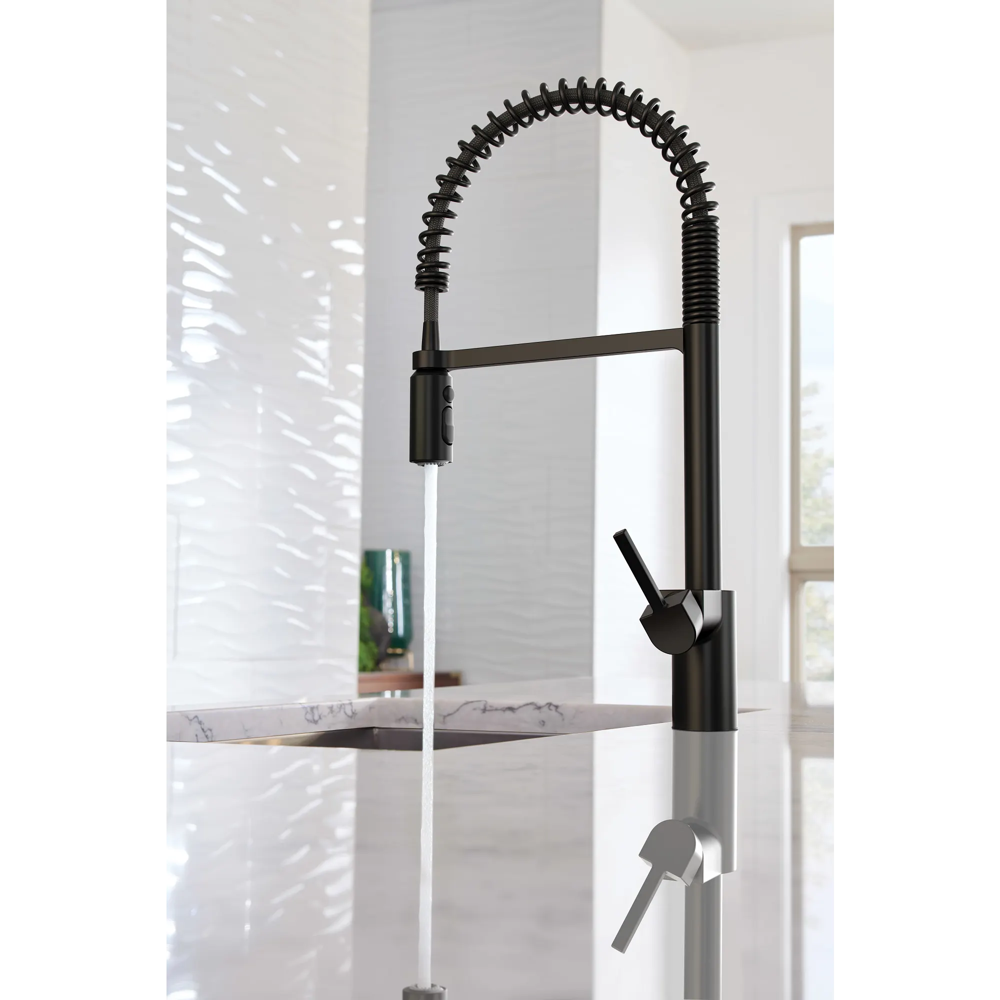 Align One-Handle Pre-Rinse Spring Pulldown Kitchen Faucet - Image 11