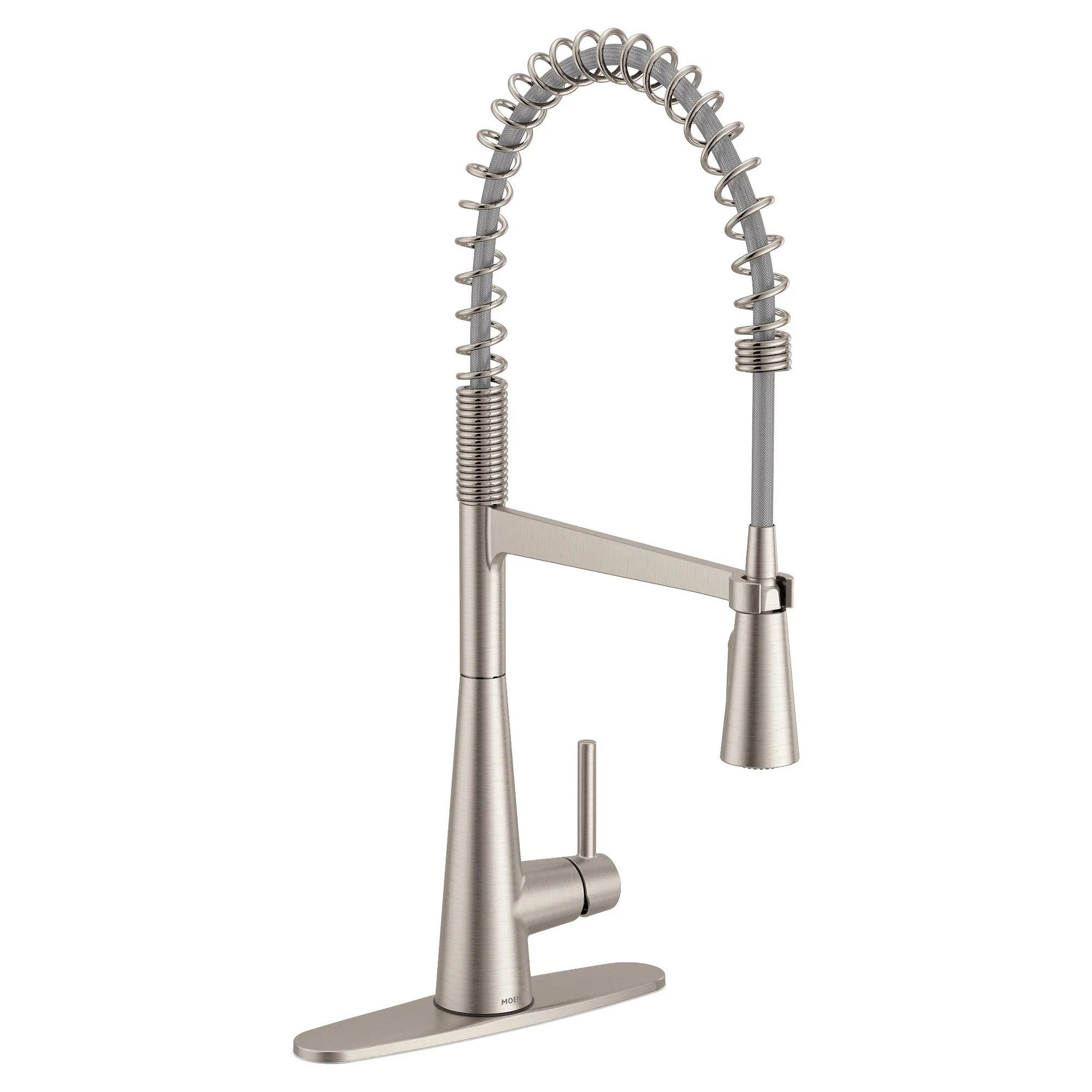 Sleek One-Handle Pre-Rinse Spring Pulldown Kitchen Faucet - Image 15