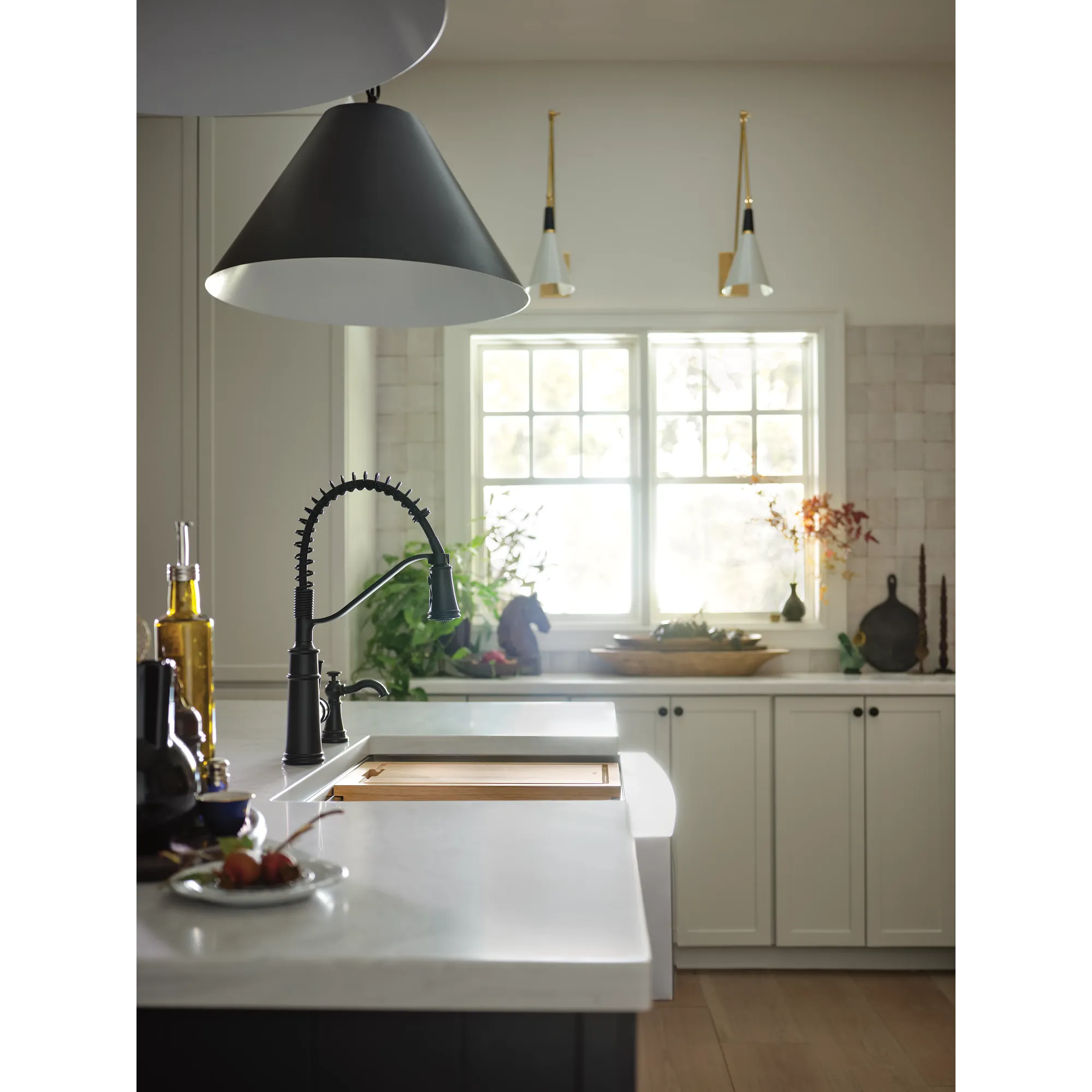 Belfield One-Handle Pre-Rinse Spring Pulldown Kitchen Faucet - Image 14