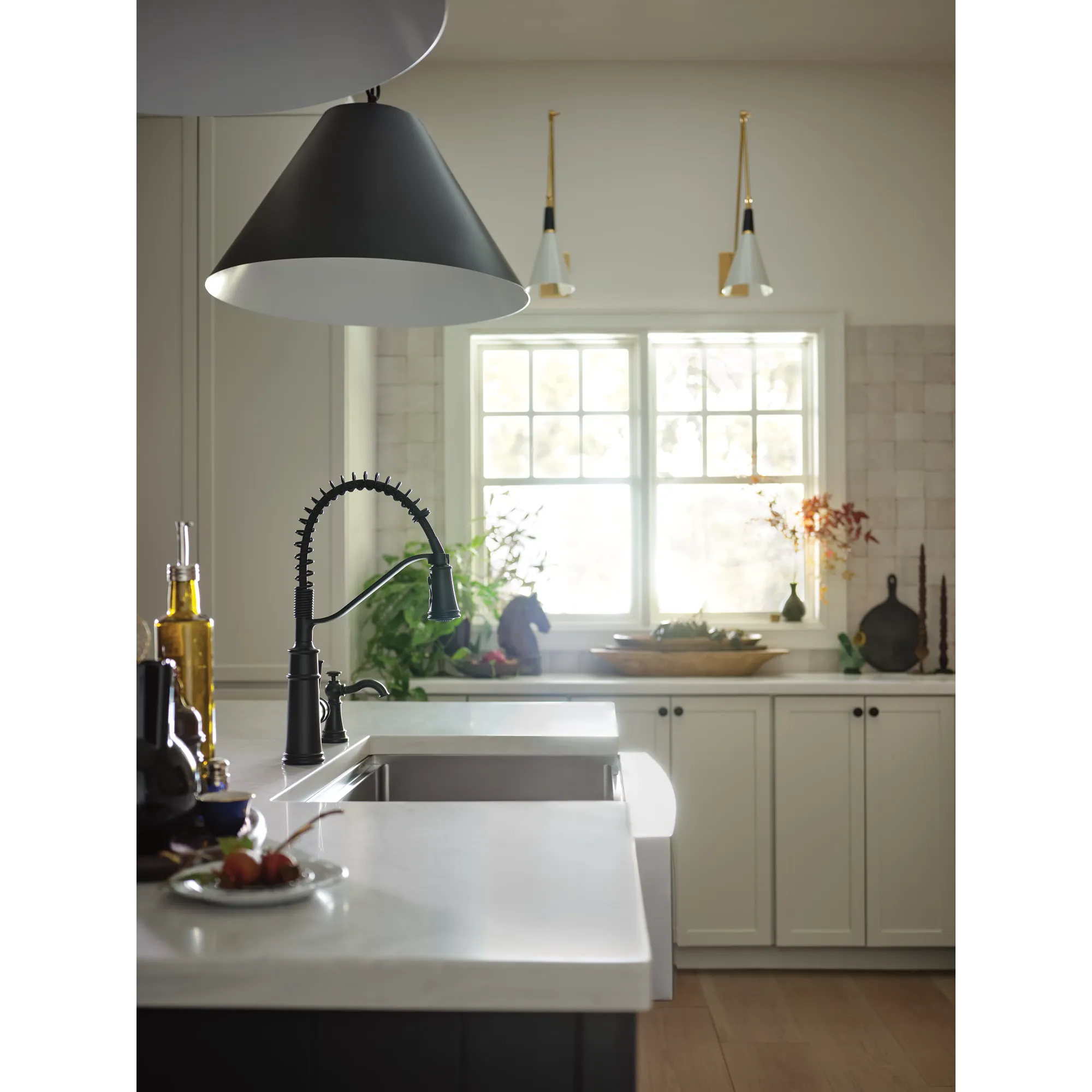 Belfield One-Handle Pre-Rinse Spring Pulldown Kitchen Faucet - Image 6