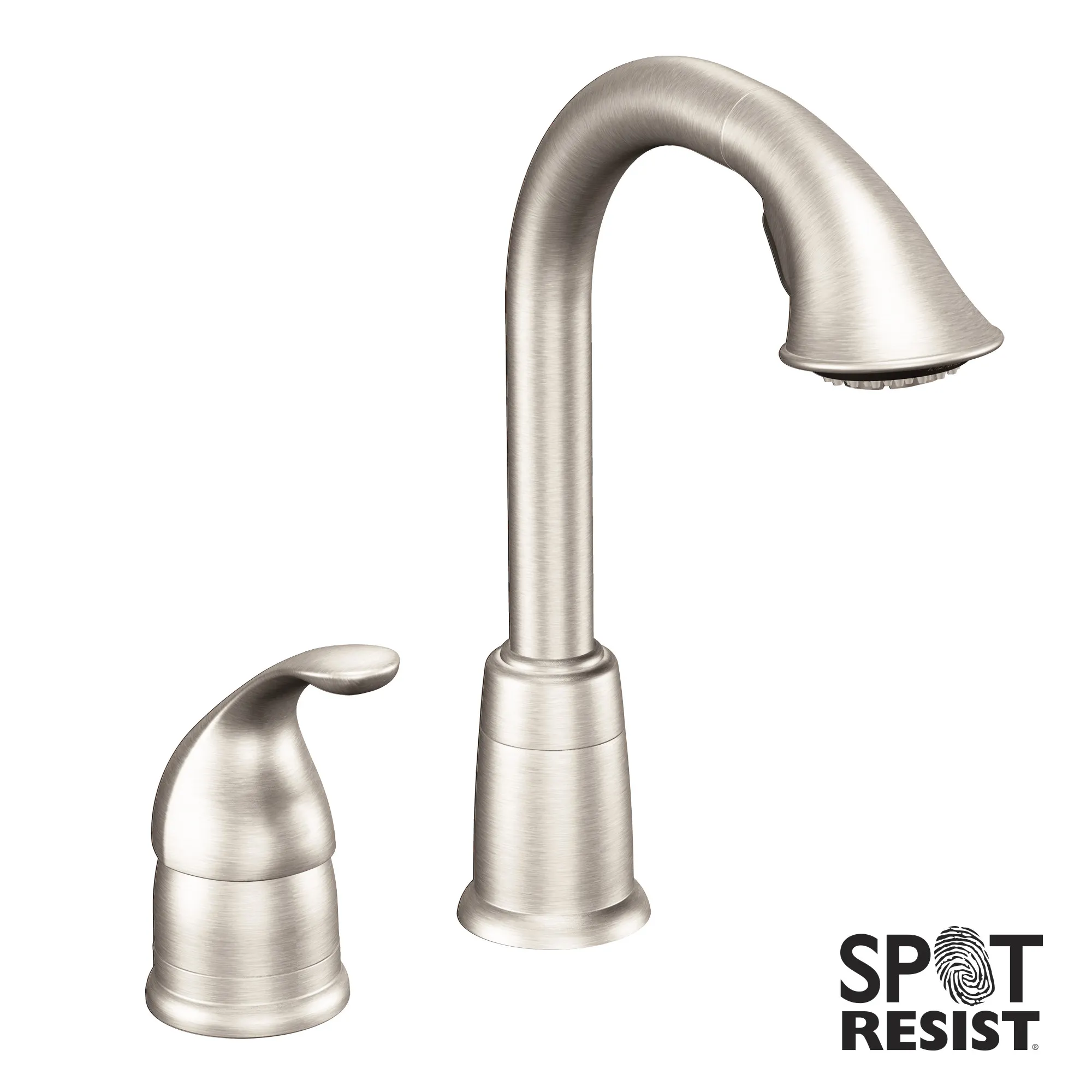 Camerist Chrome one-handle high arc pulldown bar faucet - Image 9
