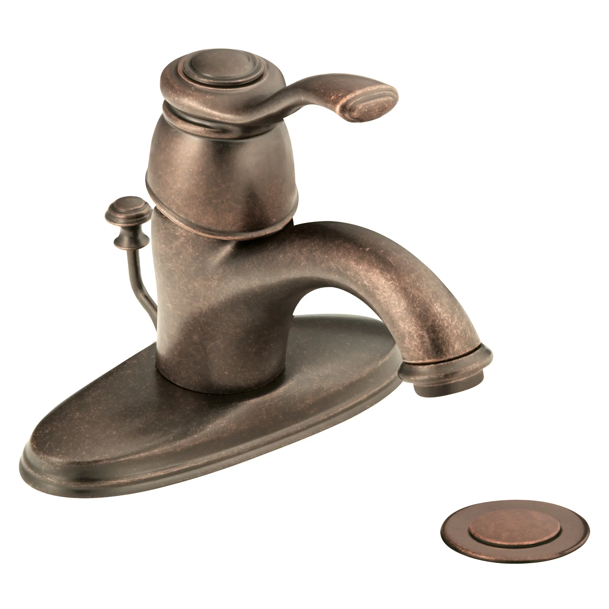 Kingsley Chrome One-Handle Low Arc Bathroom Faucet - Image 10
