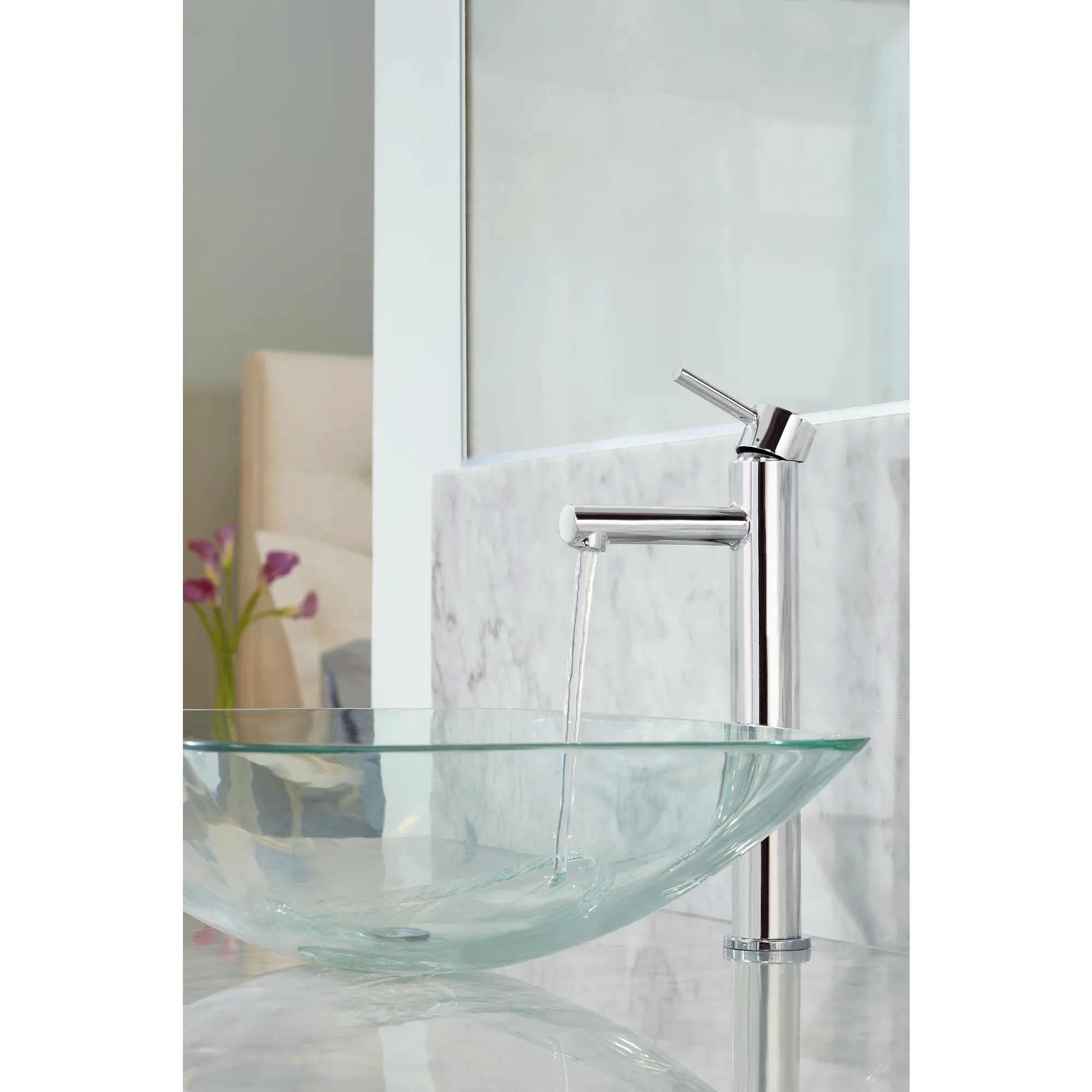 Align One-Handle High Arc Vessel Bathroom Faucet - Image 3