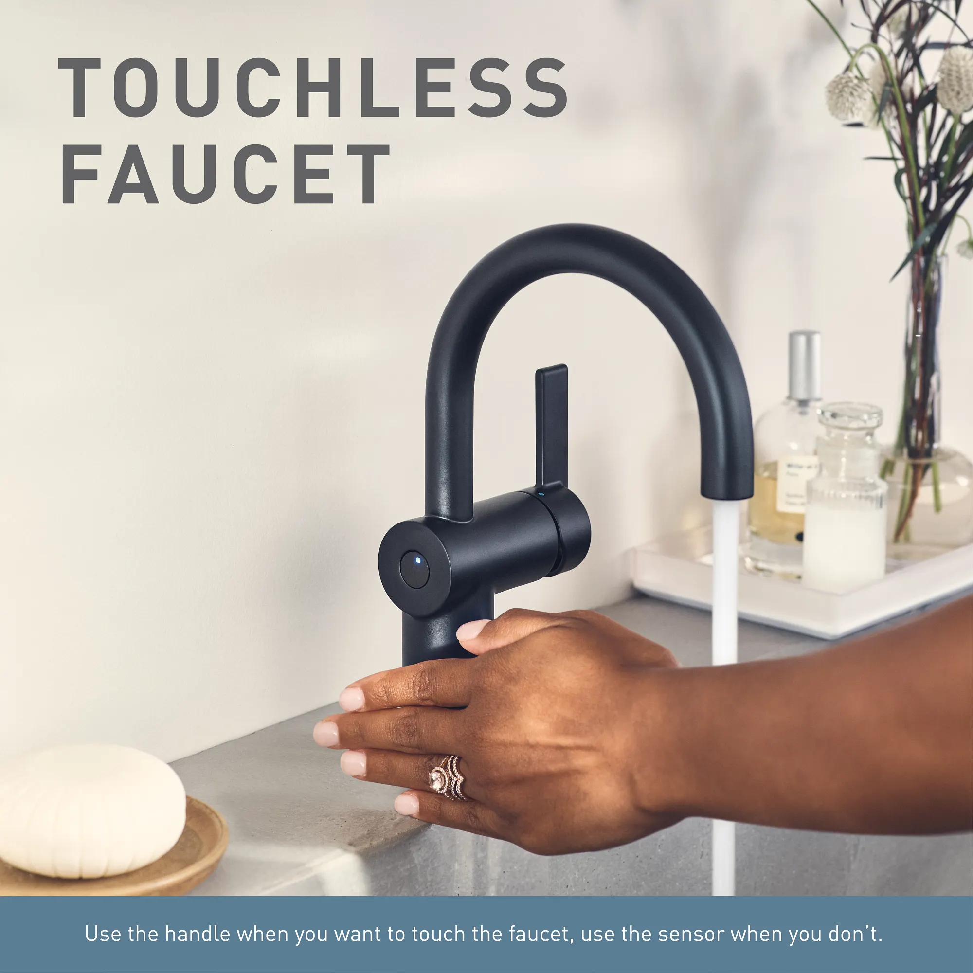 Cia MotionSense One-Handle Touchless Bathroom Faucet - Image 12