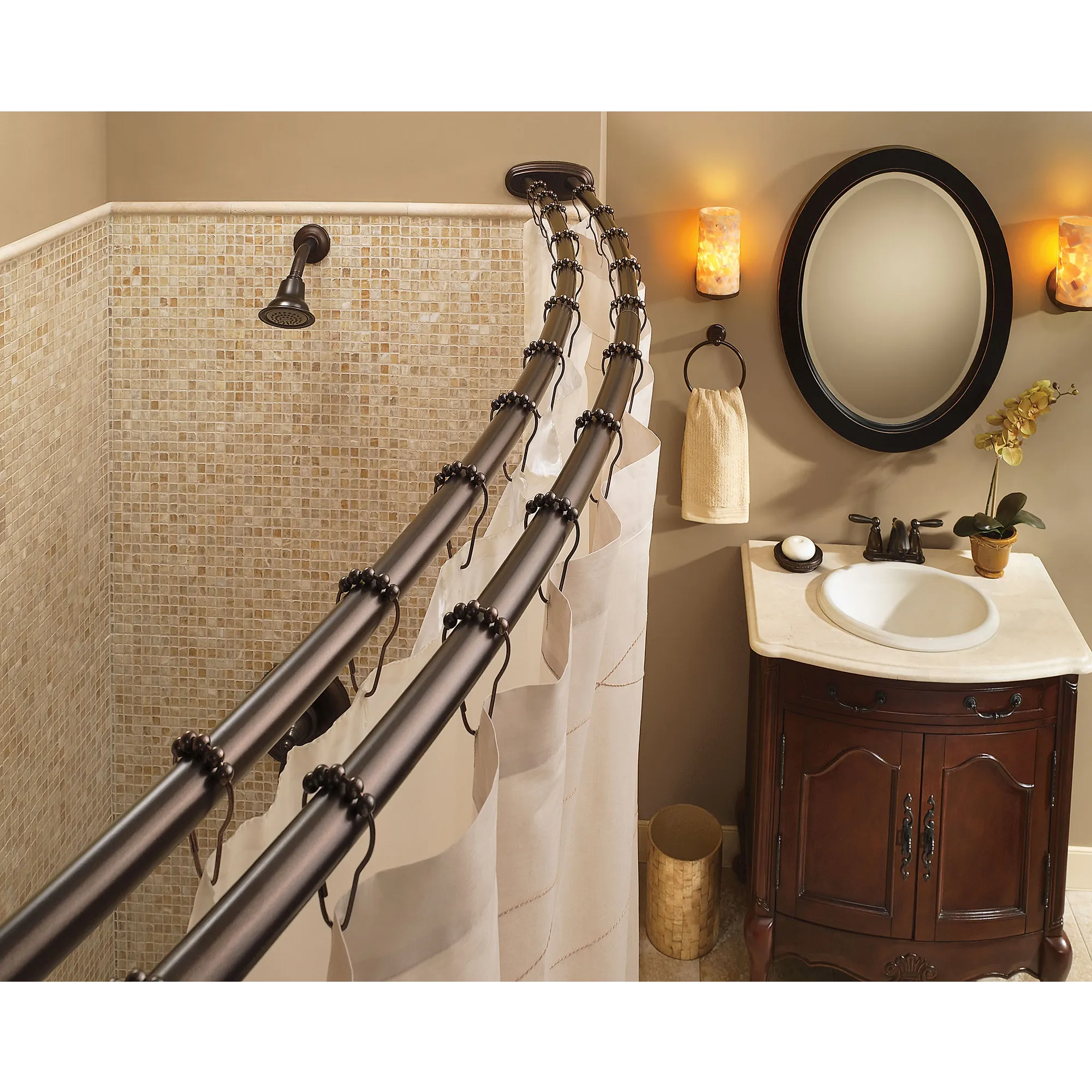 Brantford Two-handle Centerset Bathroom Sink Faucet - Image 3