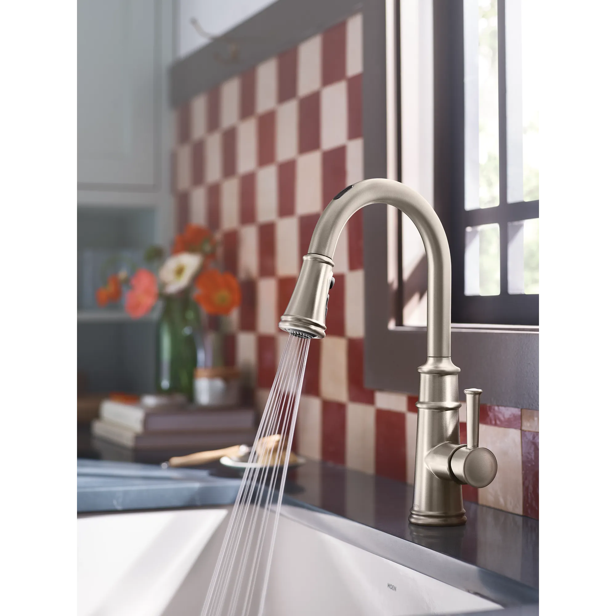 Belfield Smart Kitchen One-Handle High Arc Pulldown Kitchen Faucet - Image 16
