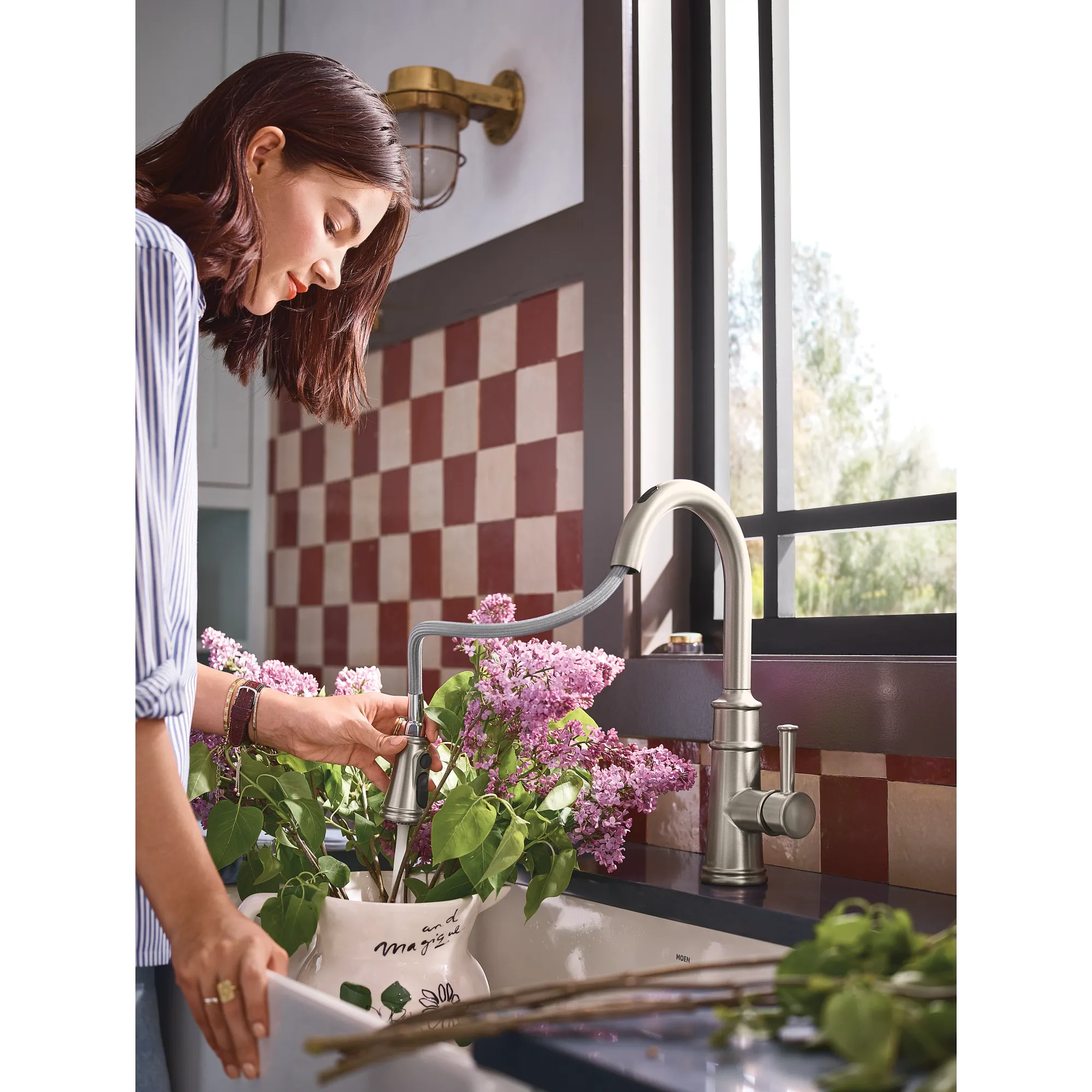 Belfield Smart Kitchen One-Handle High Arc Pulldown Kitchen Faucet - Image 19