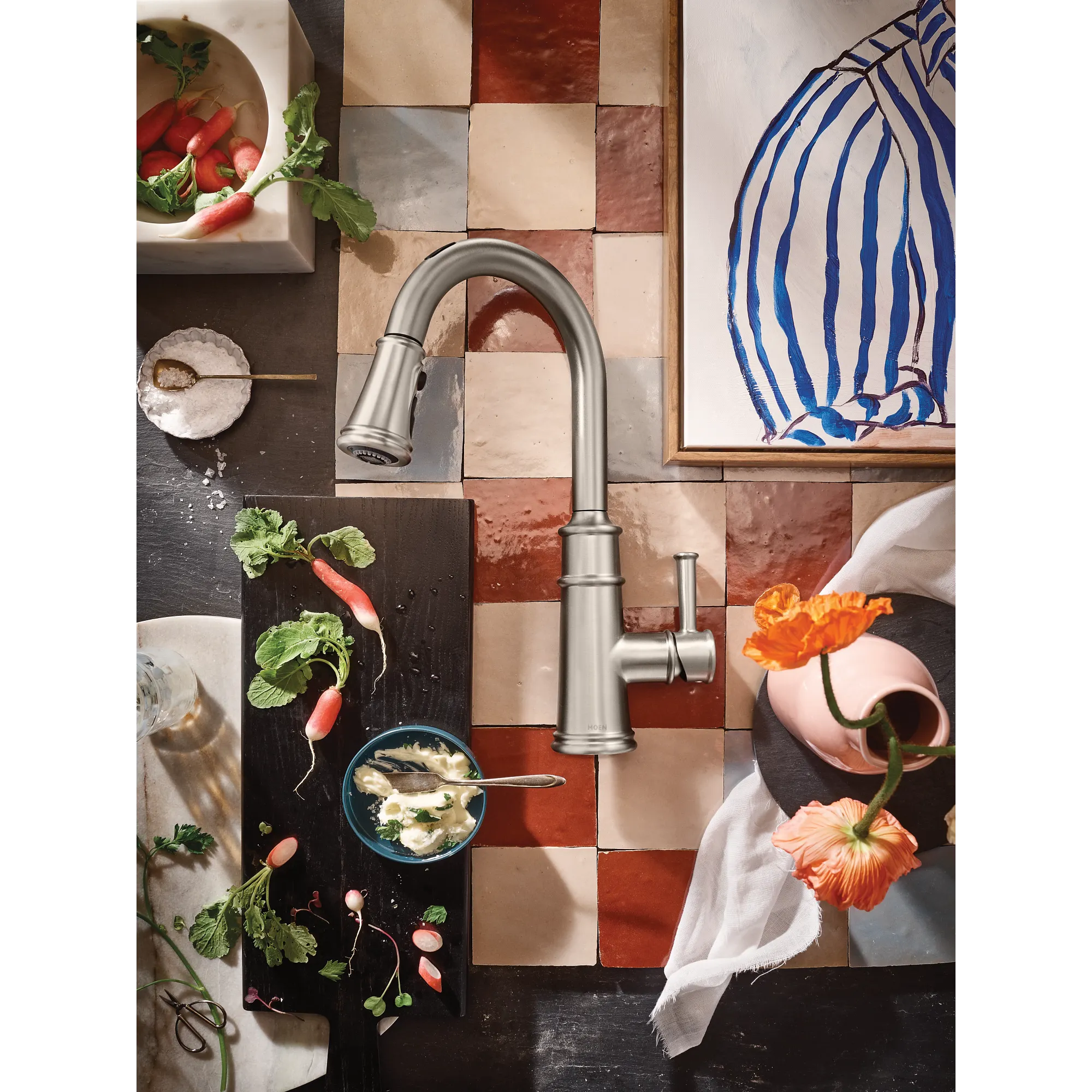 Belfield Smart Kitchen One-Handle High Arc Pulldown Kitchen Faucet - Image 23