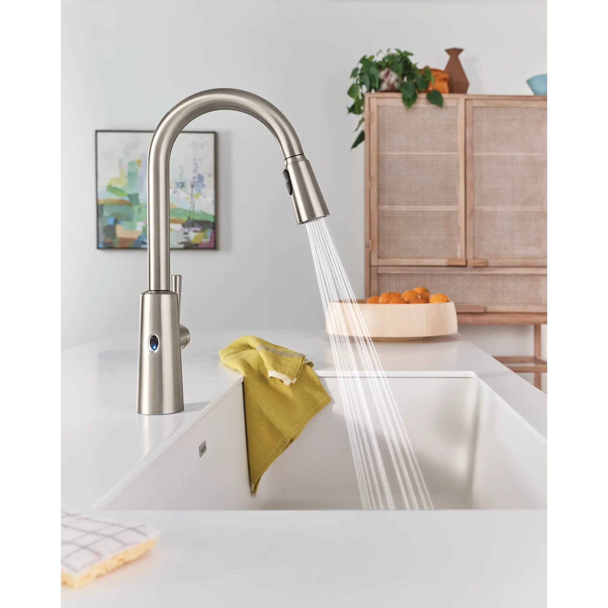 Riley MotionSense Wave One-Handle Pulldown Touchless Kitchen Faucet - Image 32