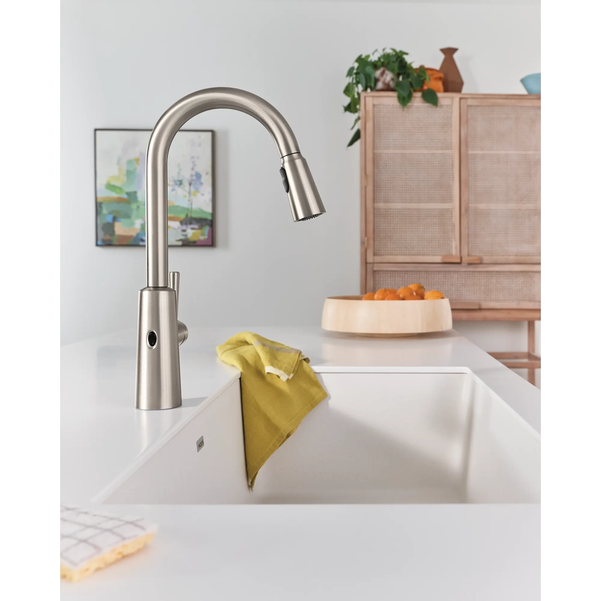 Riley MotionSense Wave One-Handle Pulldown Touchless Kitchen Faucet - Image 35