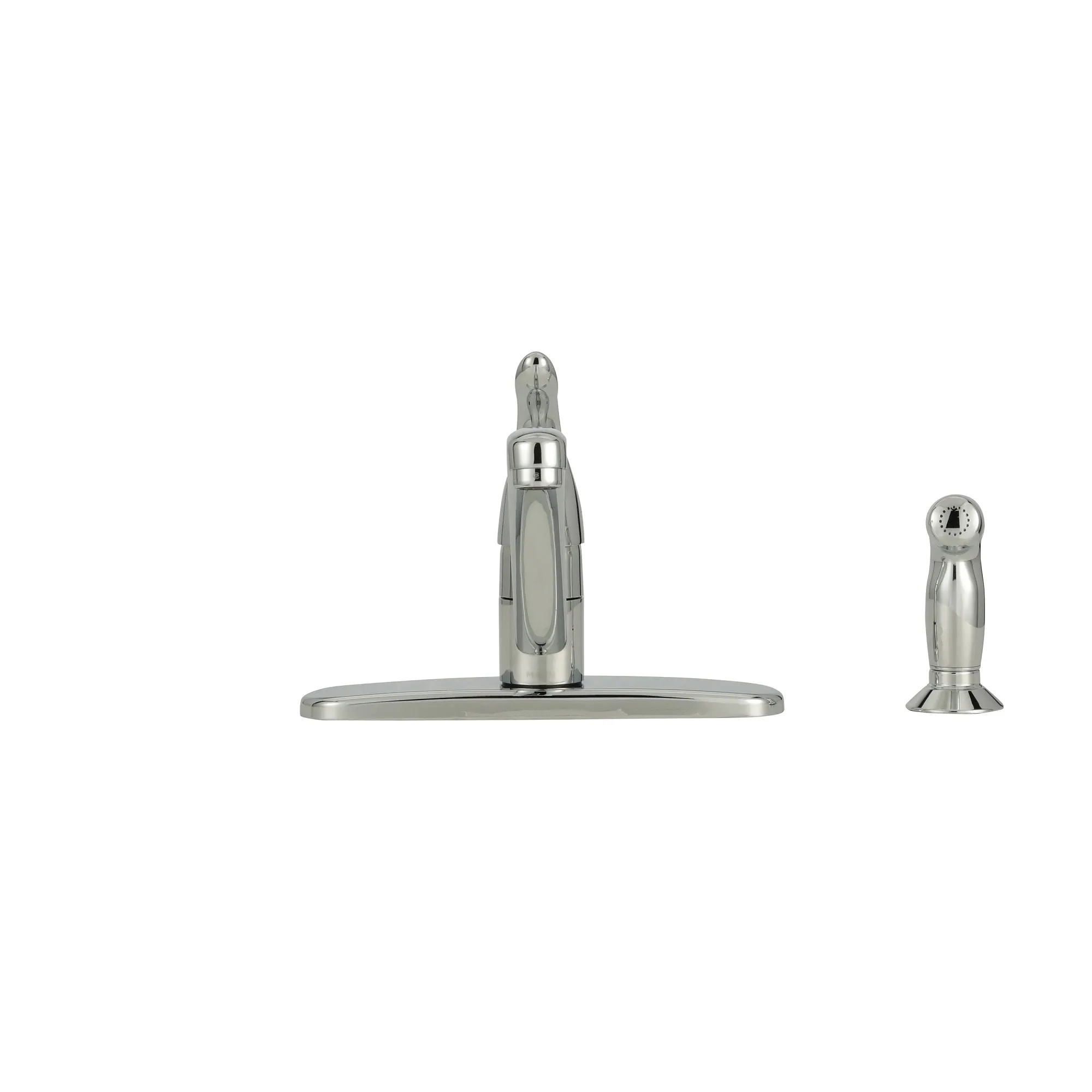 Chateau Chrome One-Handle Low Arc Kitchen Faucet