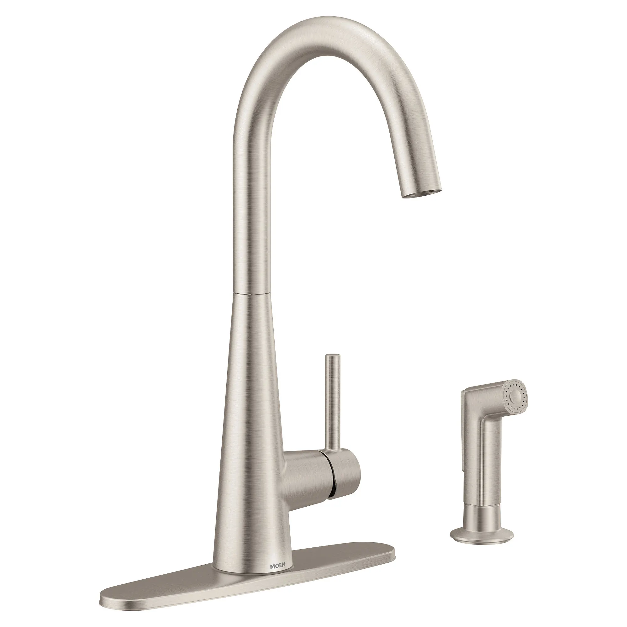 Sleek Chrome One-Handle Kitchen Faucet - Image 11