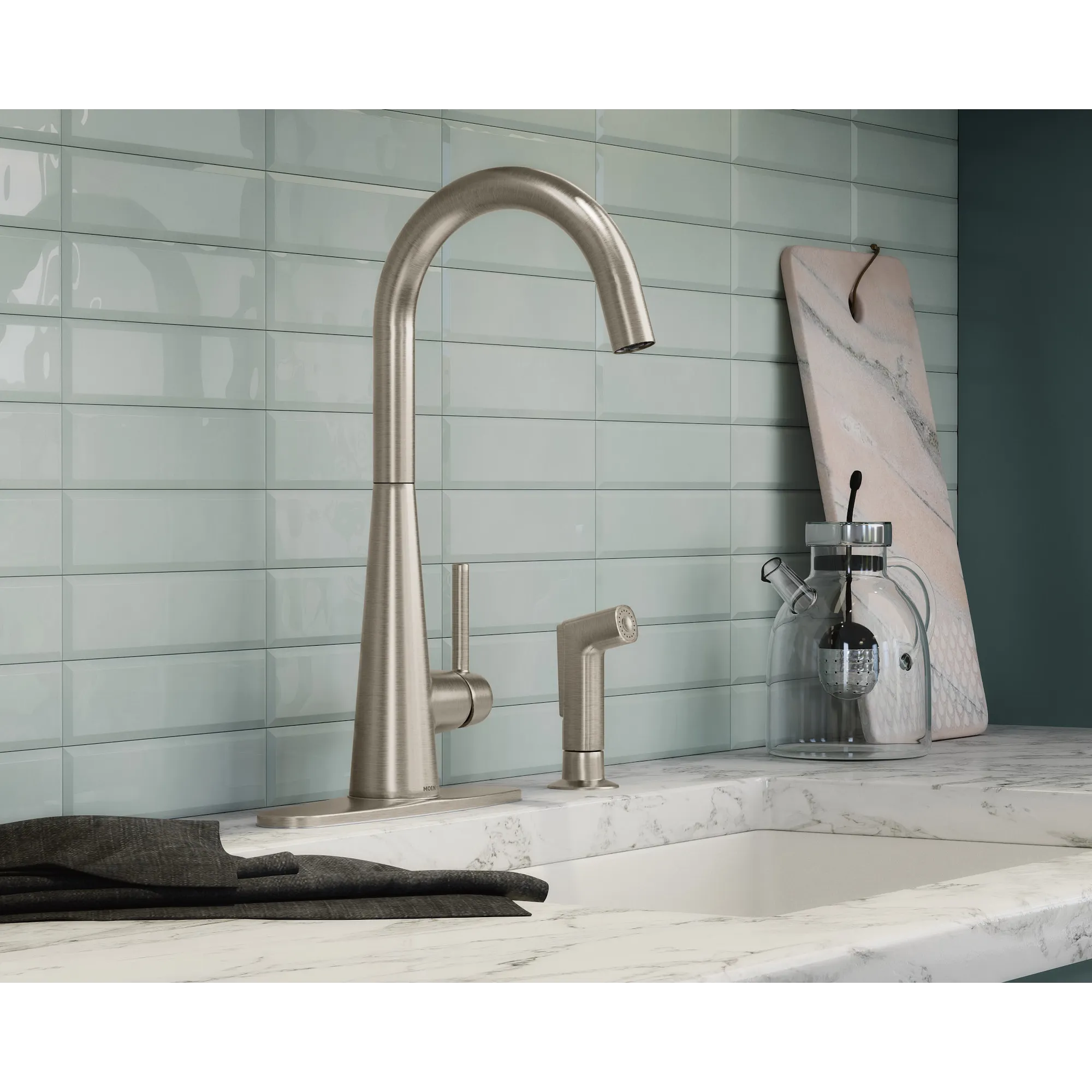Sleek Chrome One-Handle Kitchen Faucet - Image 12