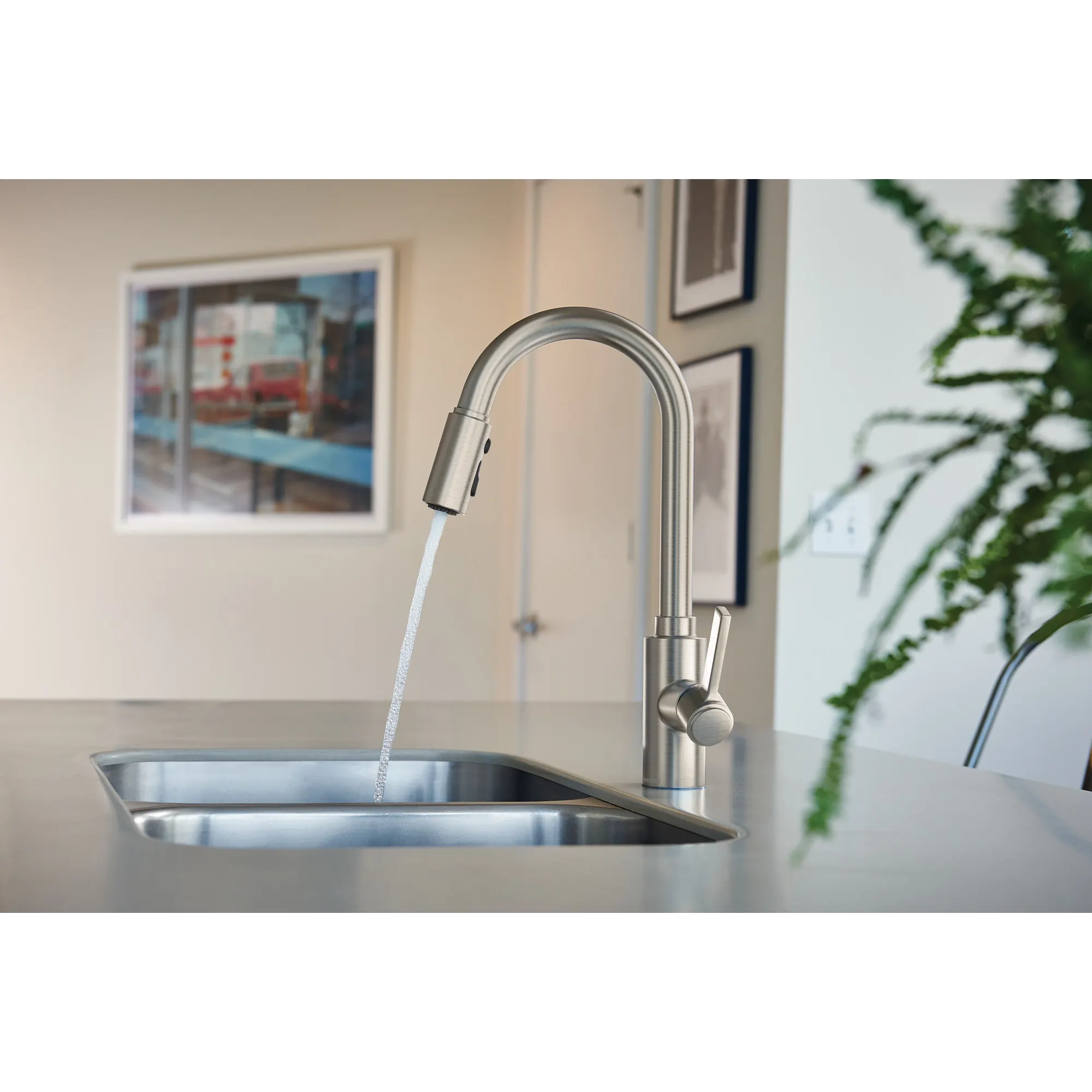 Genta LX One-Handle High Arc Pulldown Kitchen Faucet - Image 11