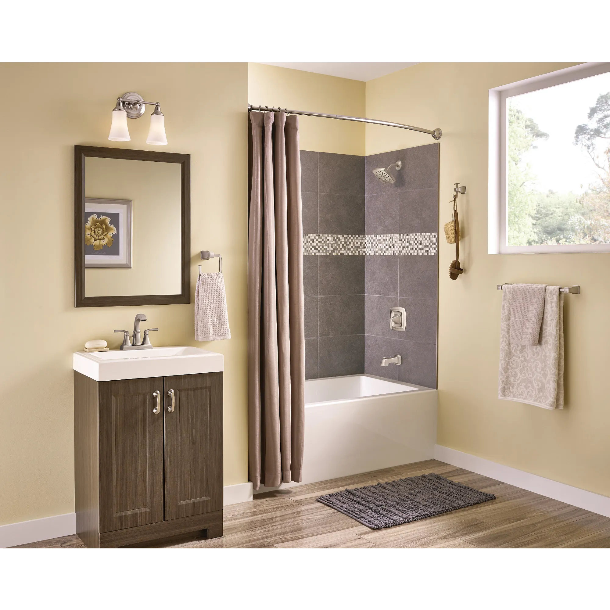Hensley Spot Resist Brushed Nickel Posi-Temp(R) Tub/Shower - Image 6