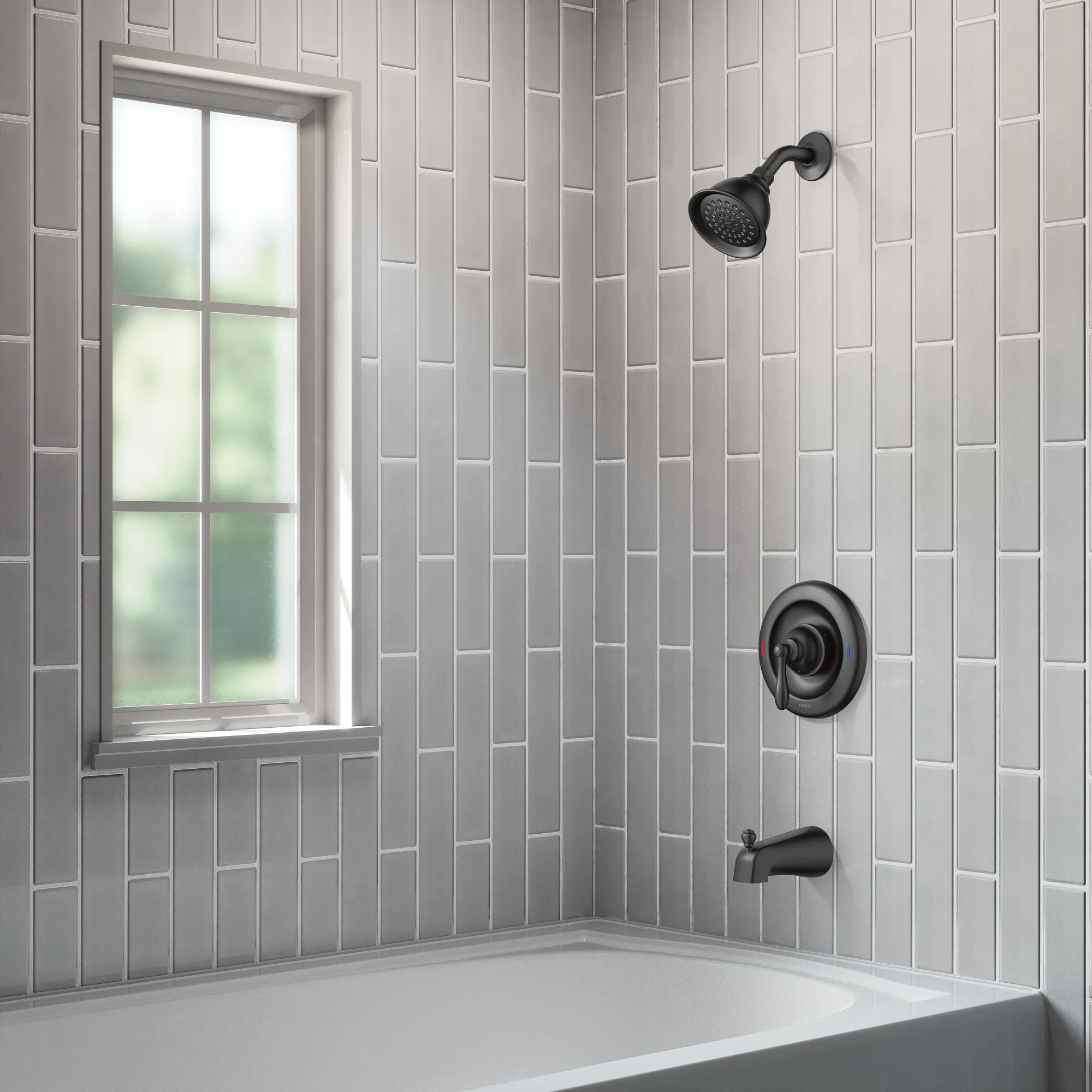 Caldwell Posi-Temp(r) Eco-Performance Tub And Shower Faucet - Image 3