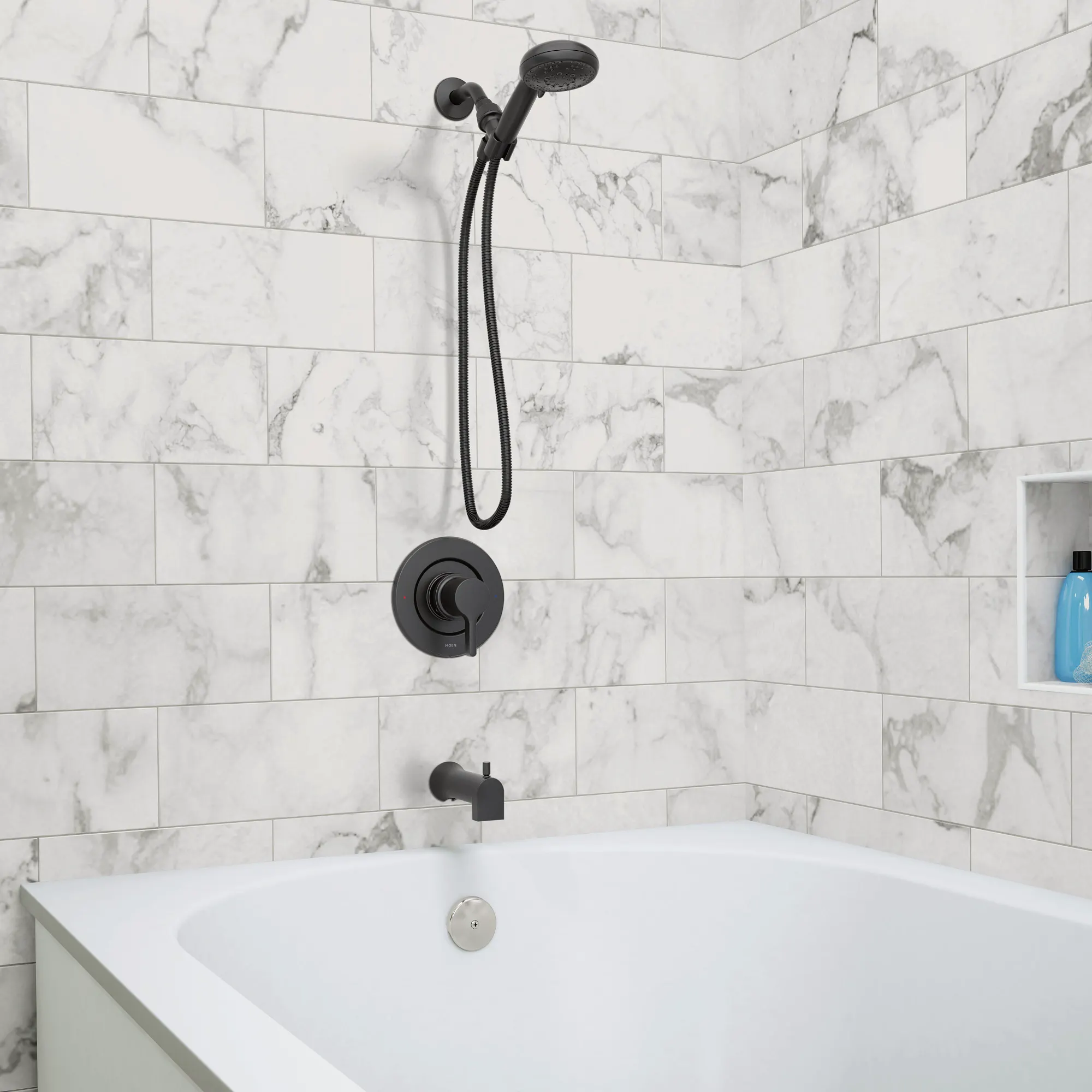 Beric Chrome Posi-Temp(R) tub/shower - Image 3