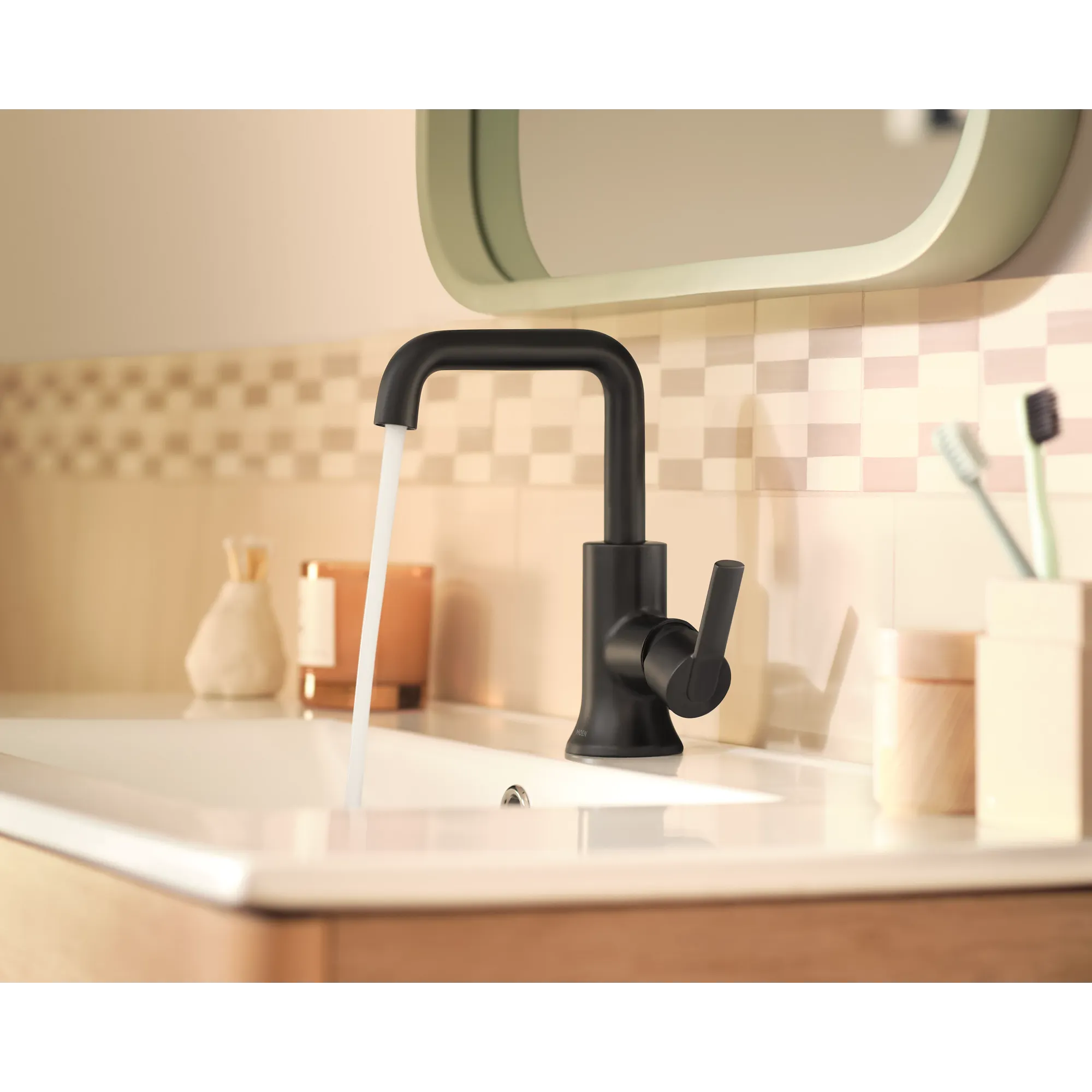 Zyla Chrome one-handle high arc bathroom faucet - Image 9