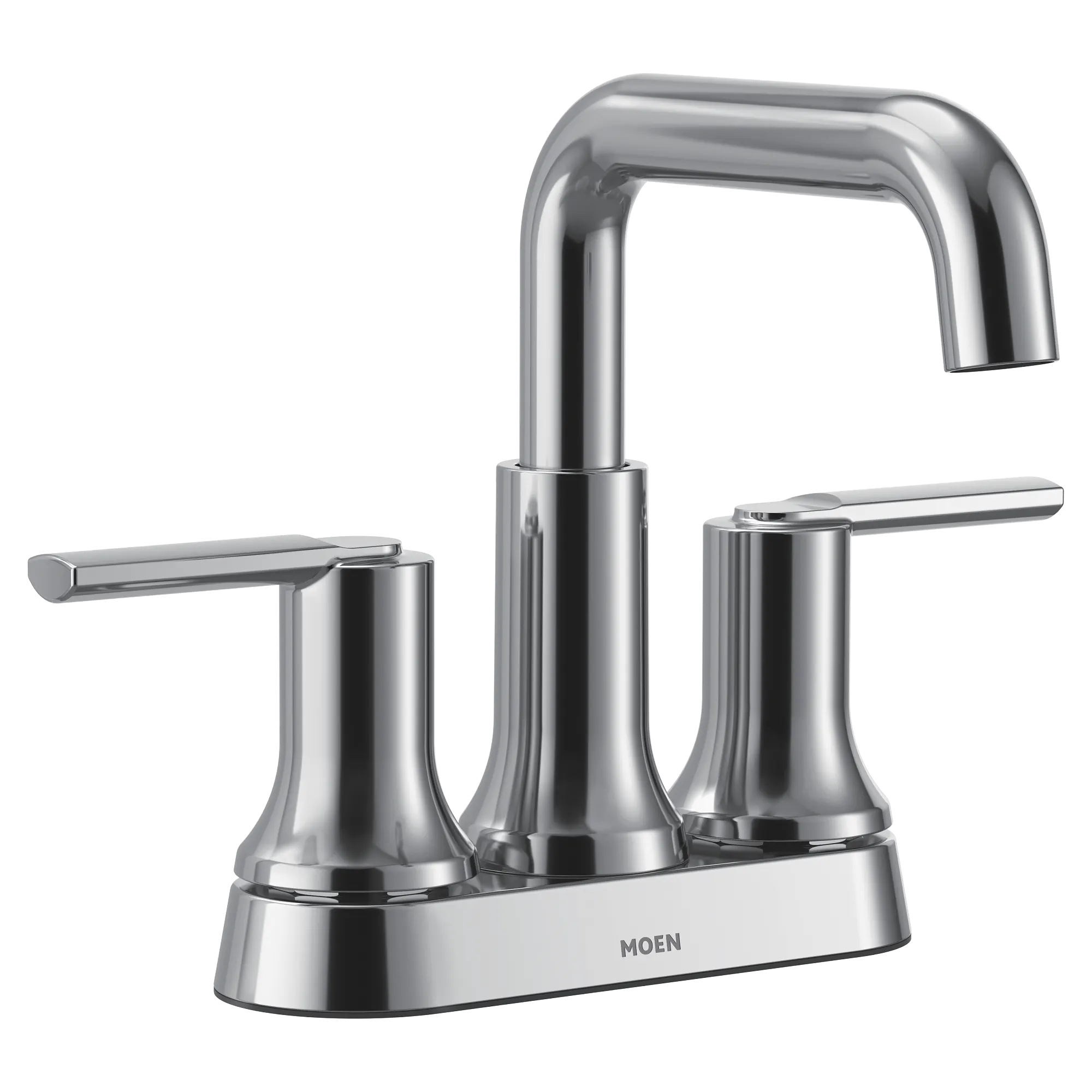 Zyla Chrome two-handle high arc bathroom faucet - Image 2