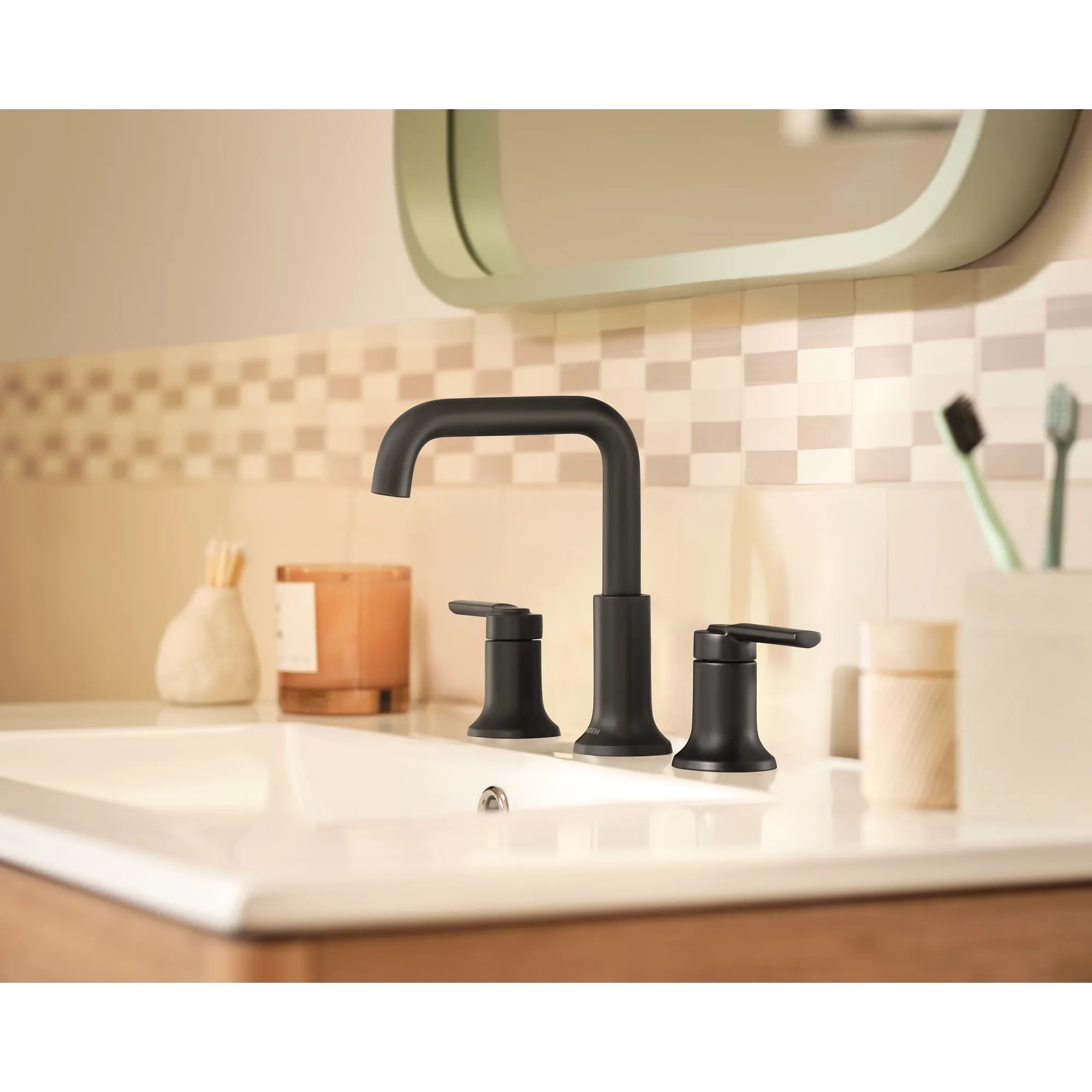 Zyla Chrome two-handle high arc bathroom faucet - Image 13