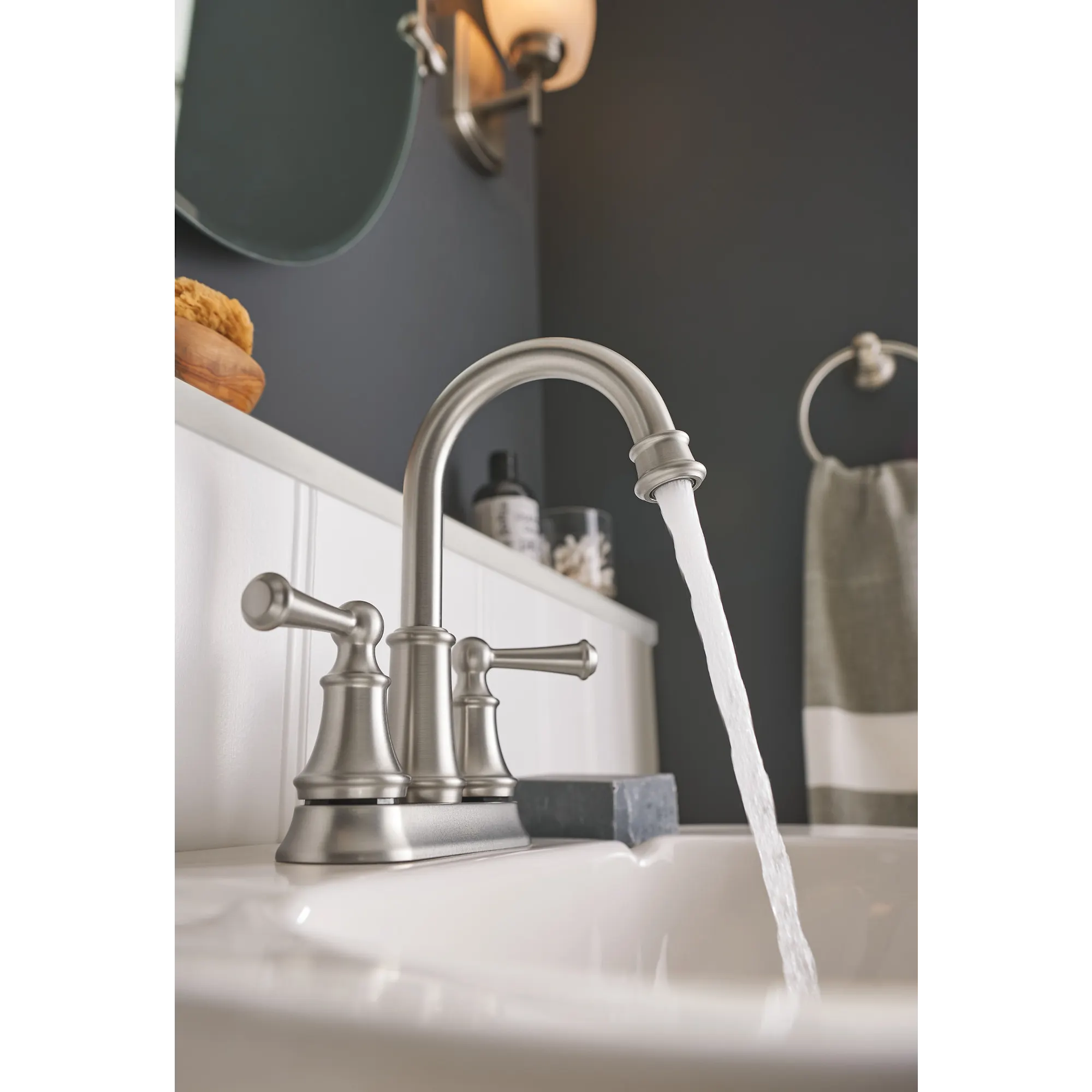 Brecklyn Two-handle Centerset Bathroom Sink Faucet - Image 4