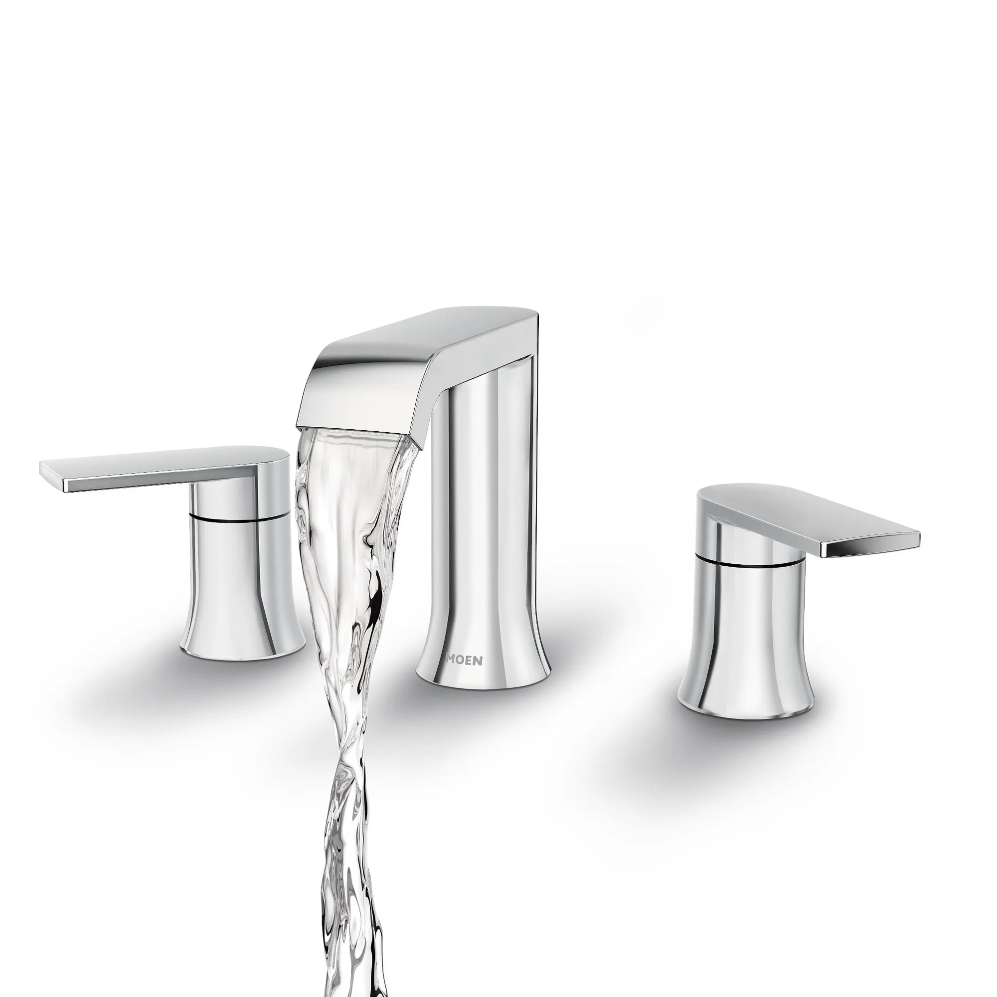 Genta Chrome Two-Handle Bathroom Faucet