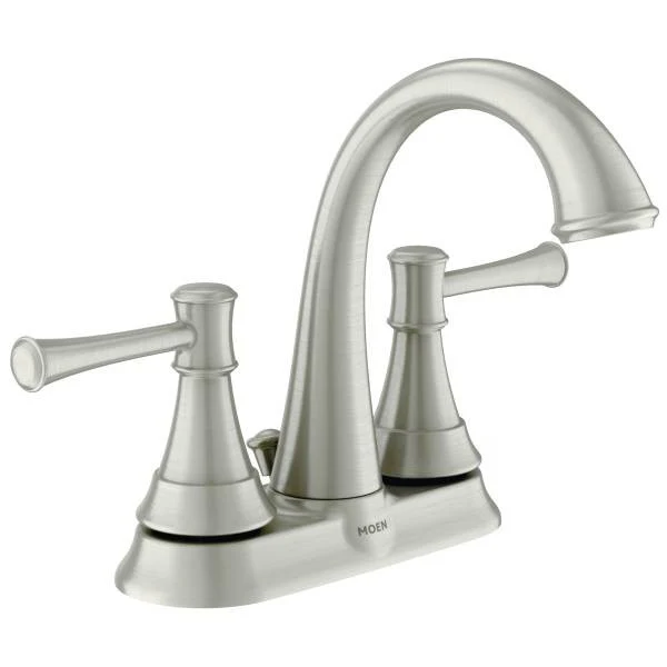 Ashville Chrome Two-Handle High Arc Bathroom Faucet - Image 3