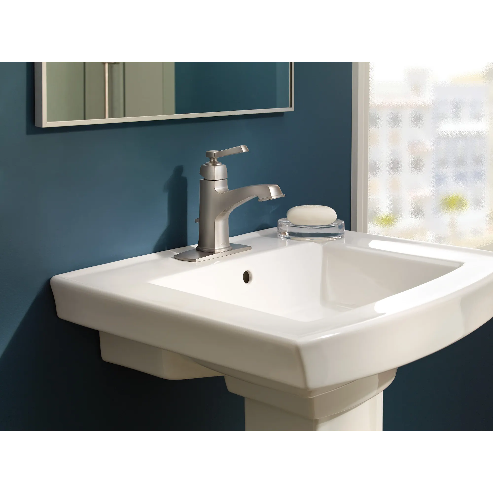 Boardwalk Chrome one-handle high arc bathroom faucet - Image 4