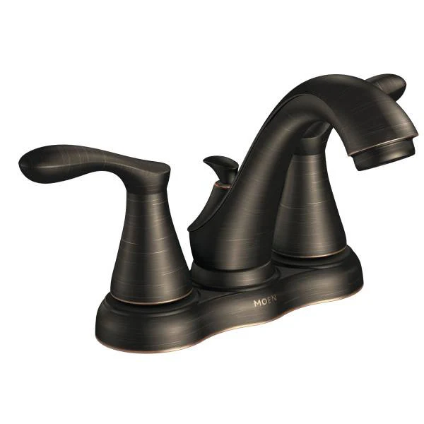 Varese Chrome two-handle high arc bathroom faucet - Image 2
