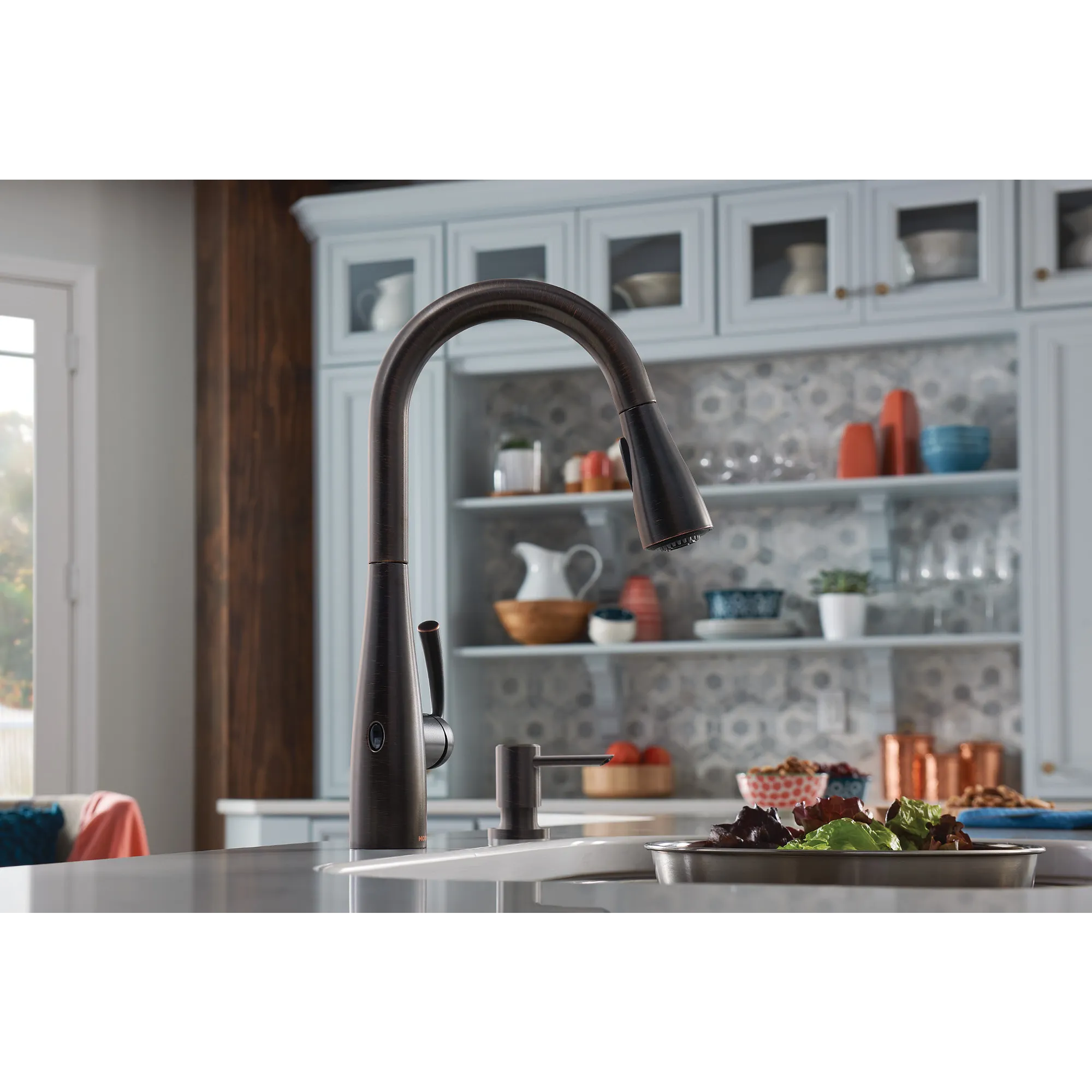 Essie MotionSense Wave One-Handle Pulldown Touchless Kitchen Faucet - Image 26