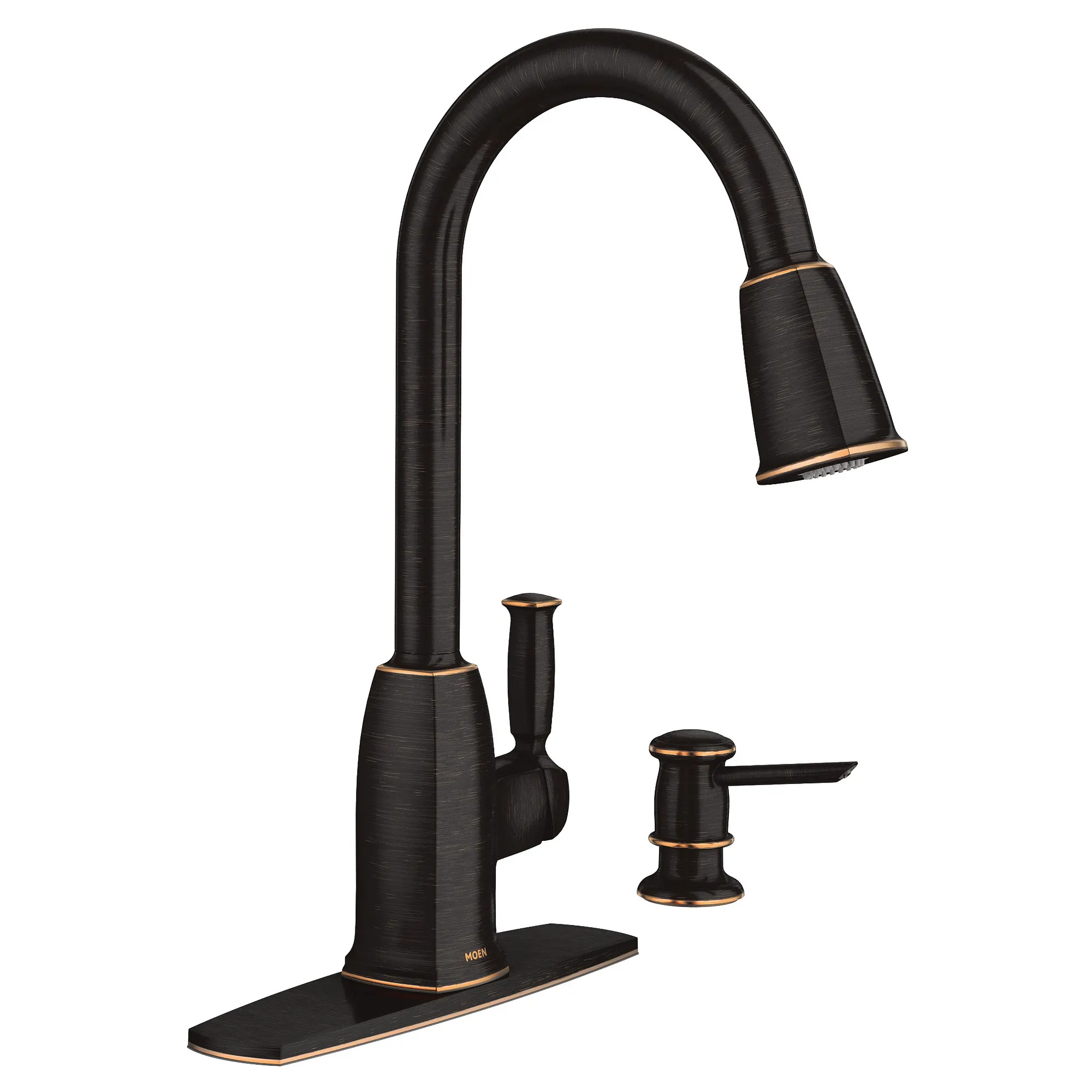Wellsley One-handle High Arc Pulldown Kitchen Faucet - Image 9