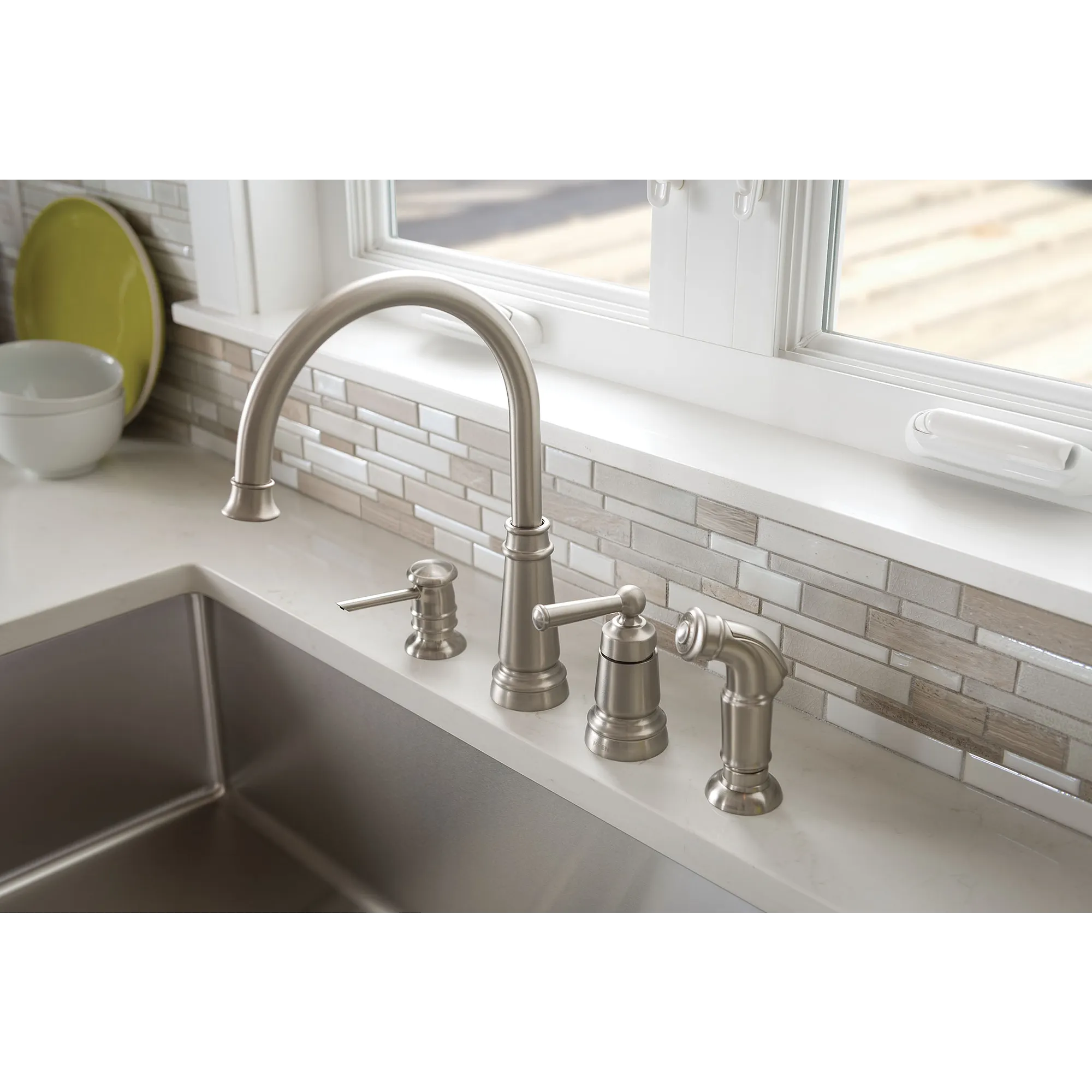Edison One-Handle High Arc Kitchen Faucet - Image 13