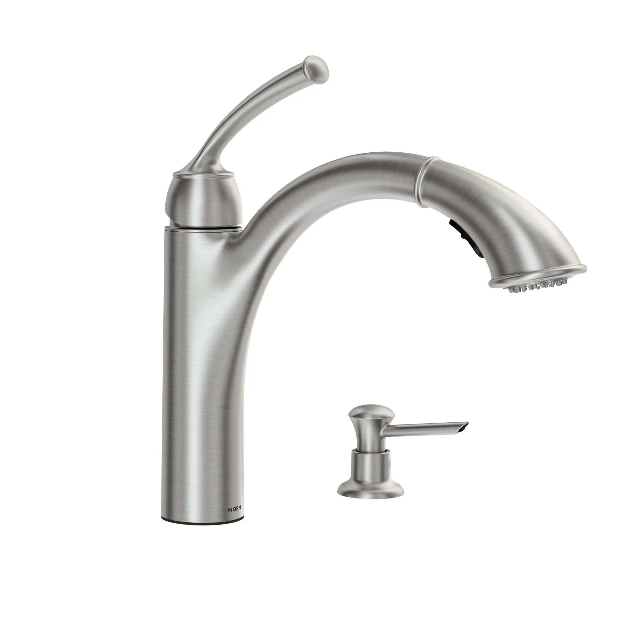 Sullivan Mediterranean Bronze One-Handle Pullout Kitchen Faucet - Image 7