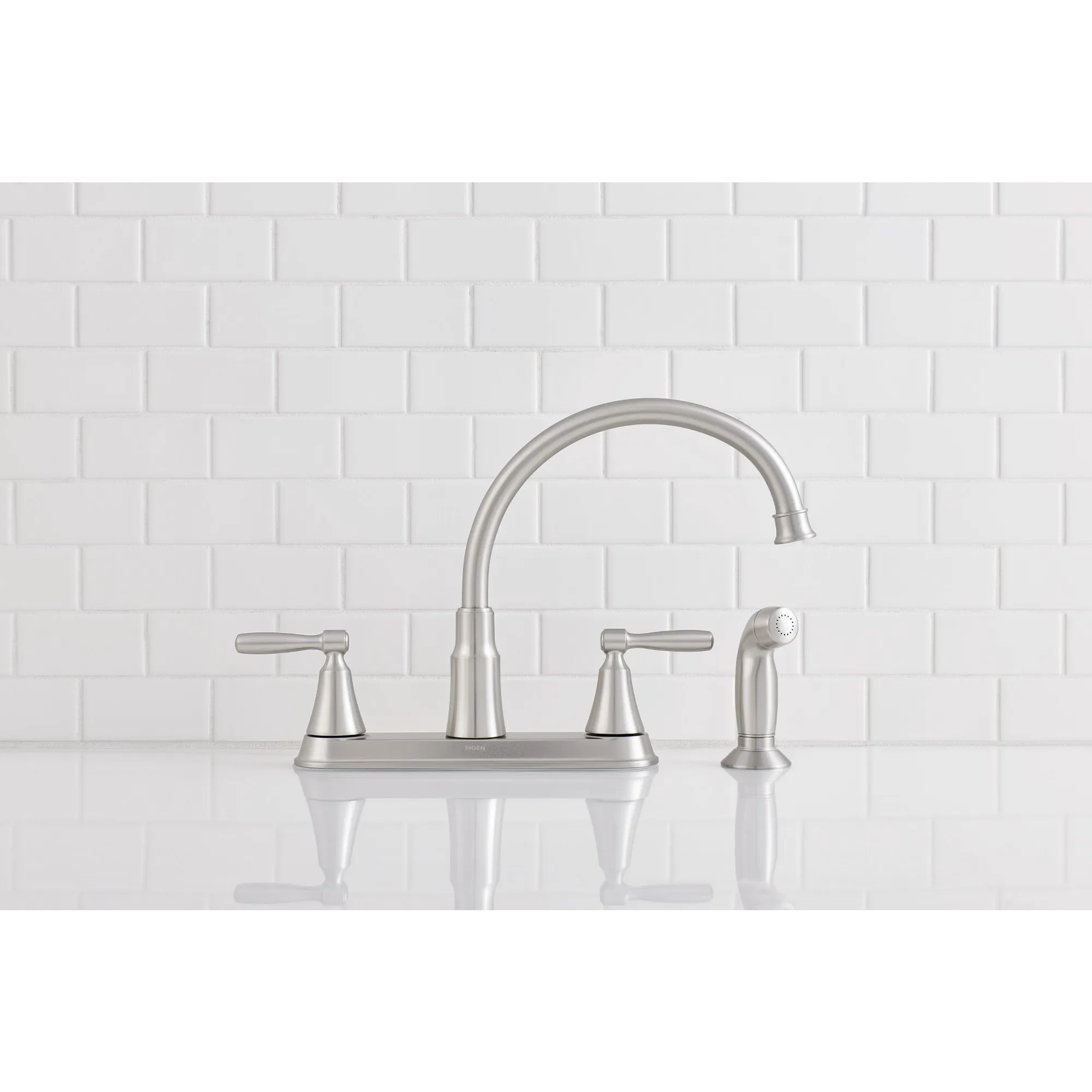 Hutchinson Two-Handle High Arc Kitchen Faucet - Image 20