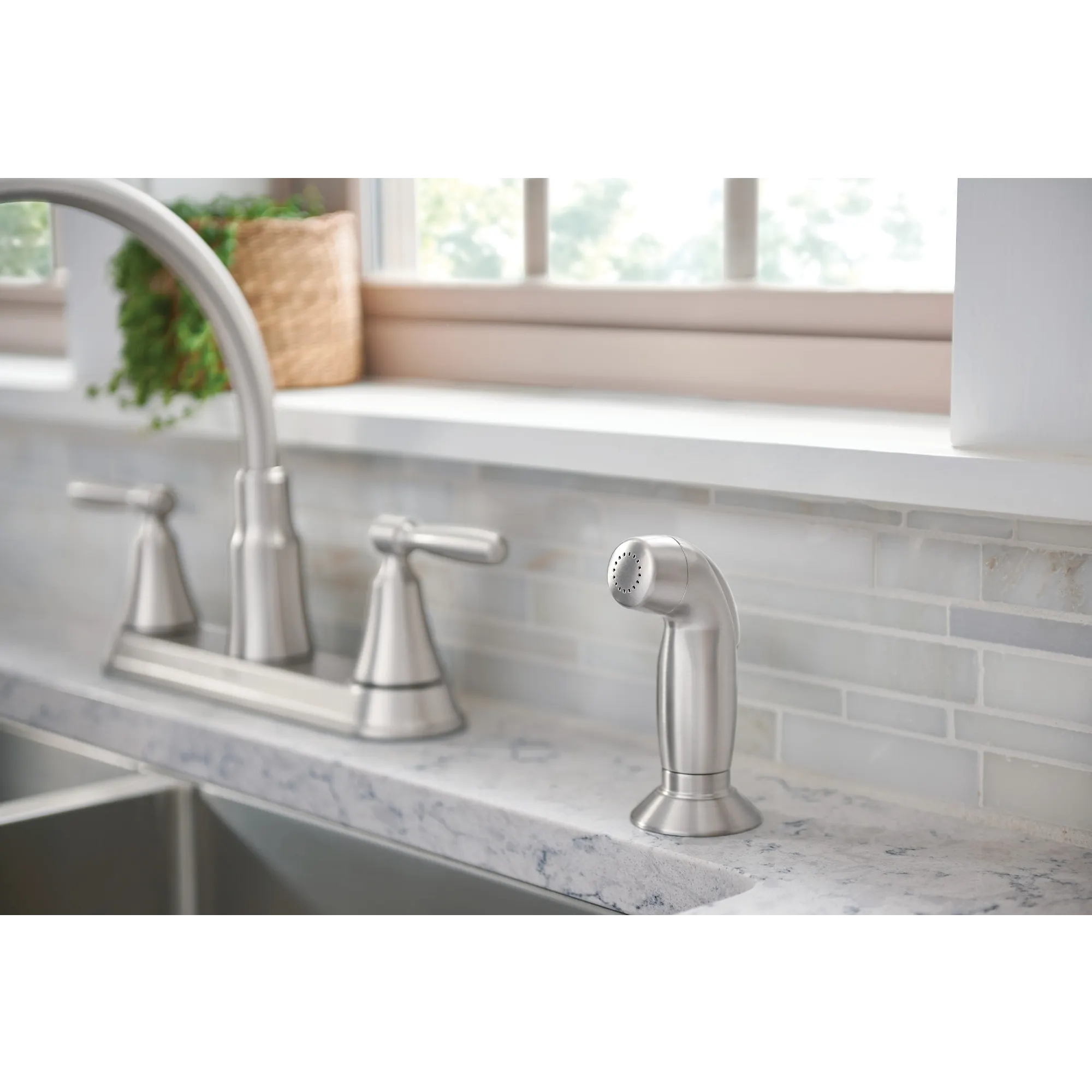 Hutchinson Two-Handle High Arc Kitchen Faucet - Image 22