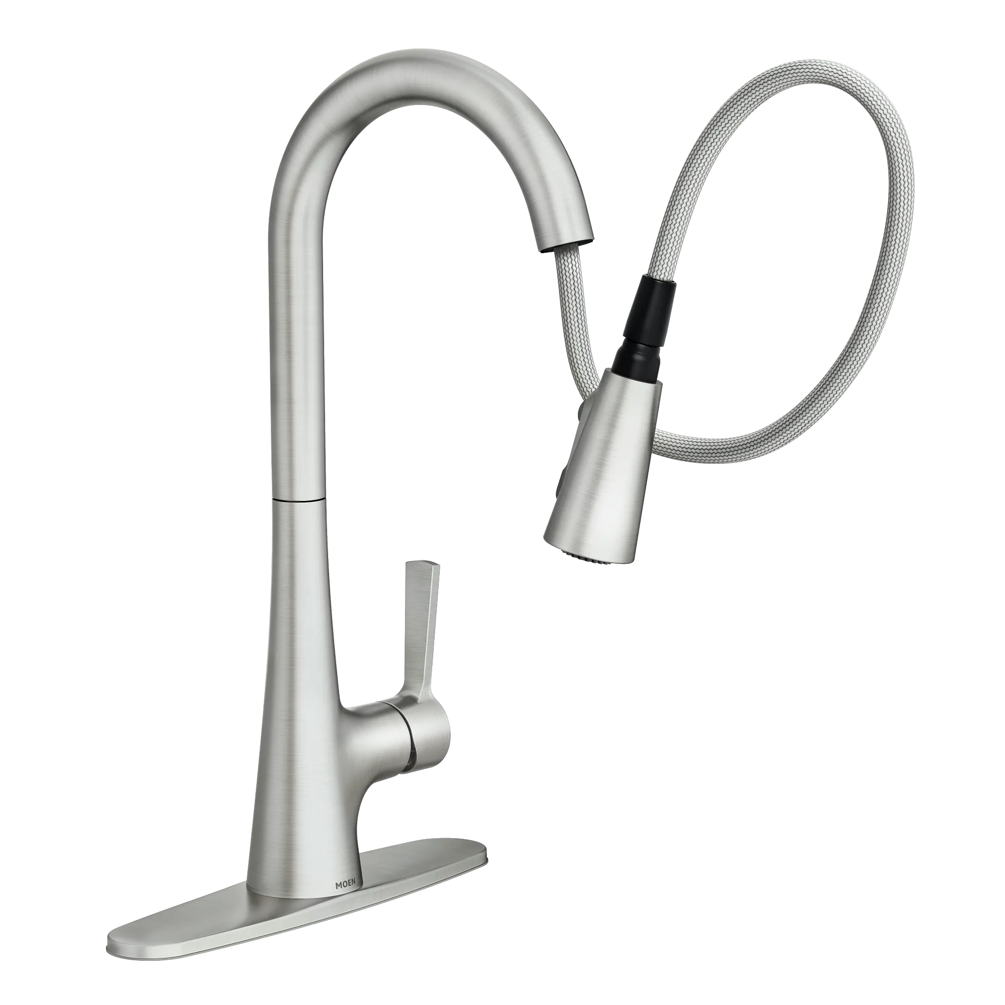 Mikah One-Handle High Arc Pulldown Kitchen Faucet - Image 15