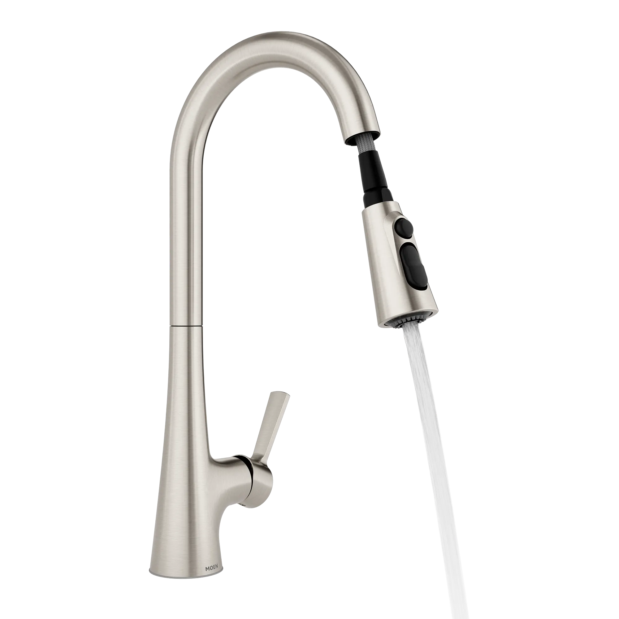 Mikah One-Handle High Arc Pulldown Kitchen Faucet - Image 17