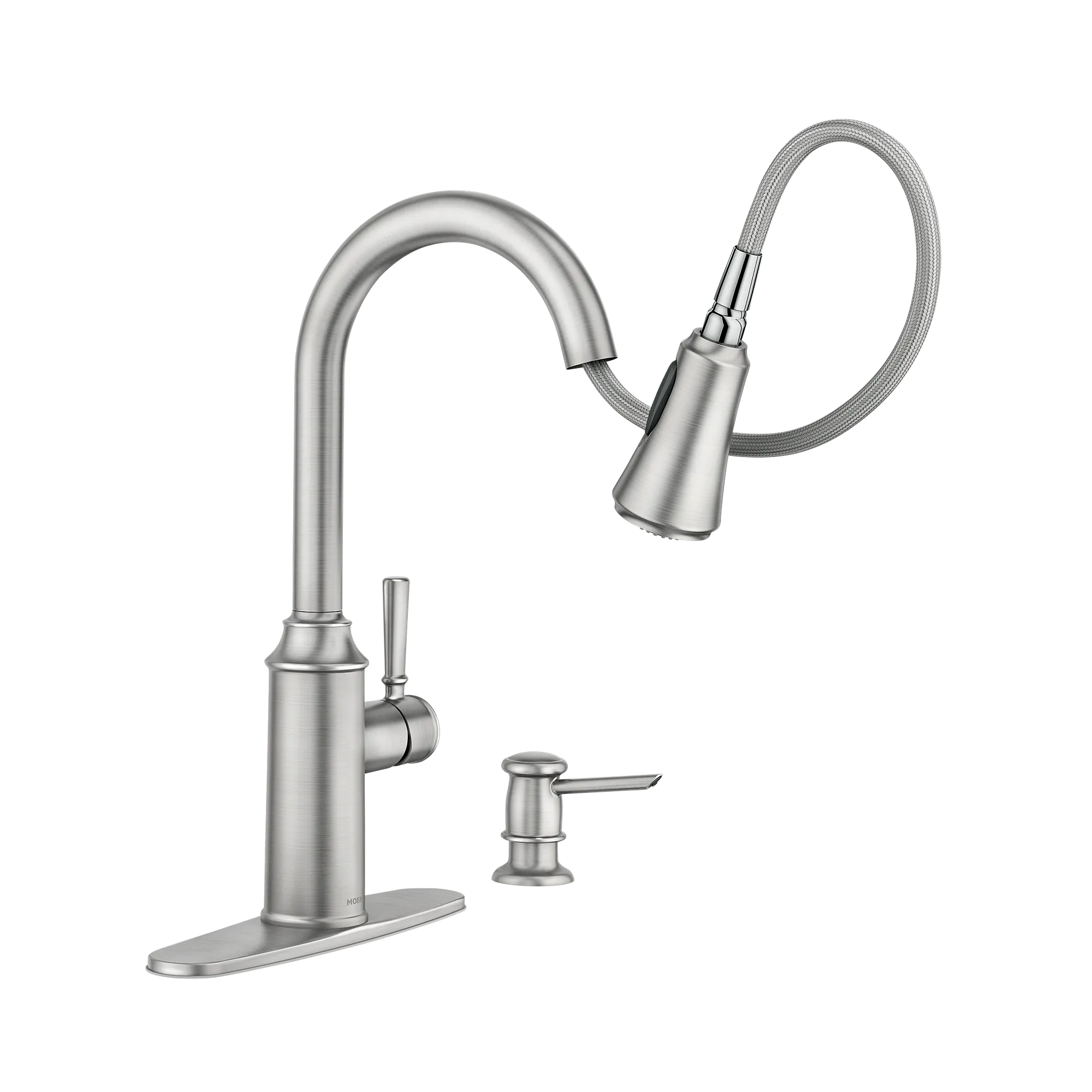 Zabelle One-handle Pulldown Kitchen Faucet - Image 7
