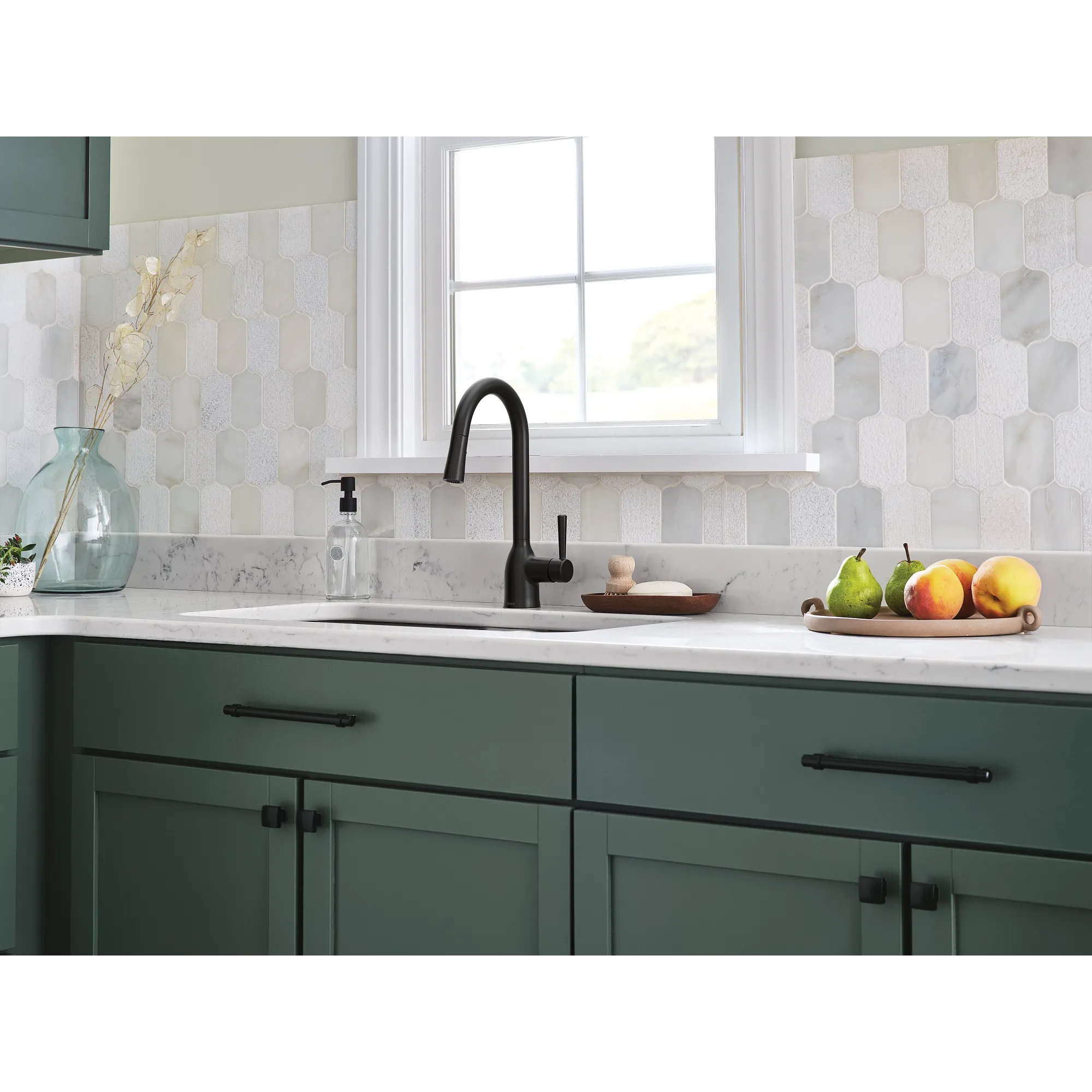 Adler One-Handle High Arc Pulldown Kitchen Faucet - Image 11