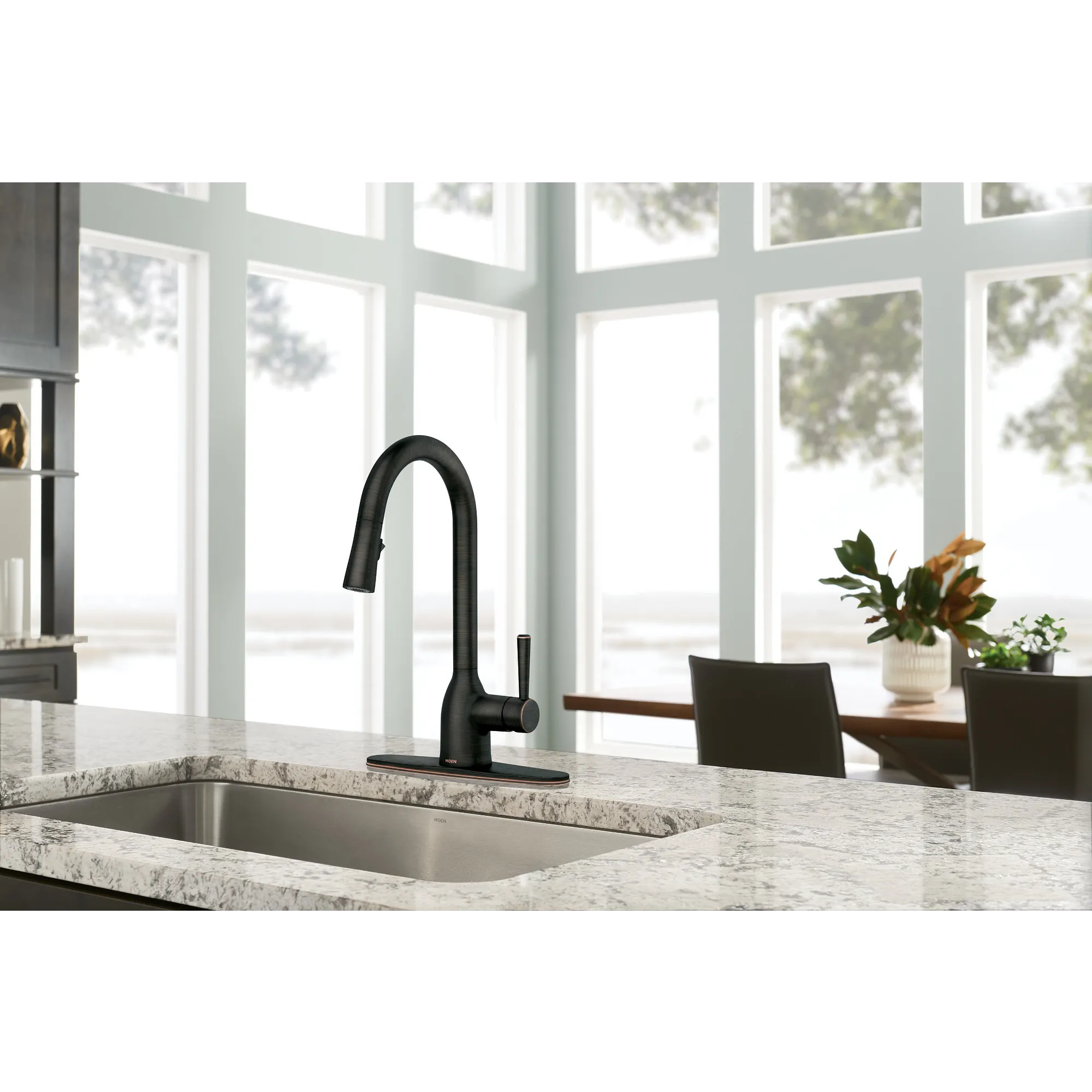 Adler One-Handle High Arc Pulldown Kitchen Faucet - Image 20